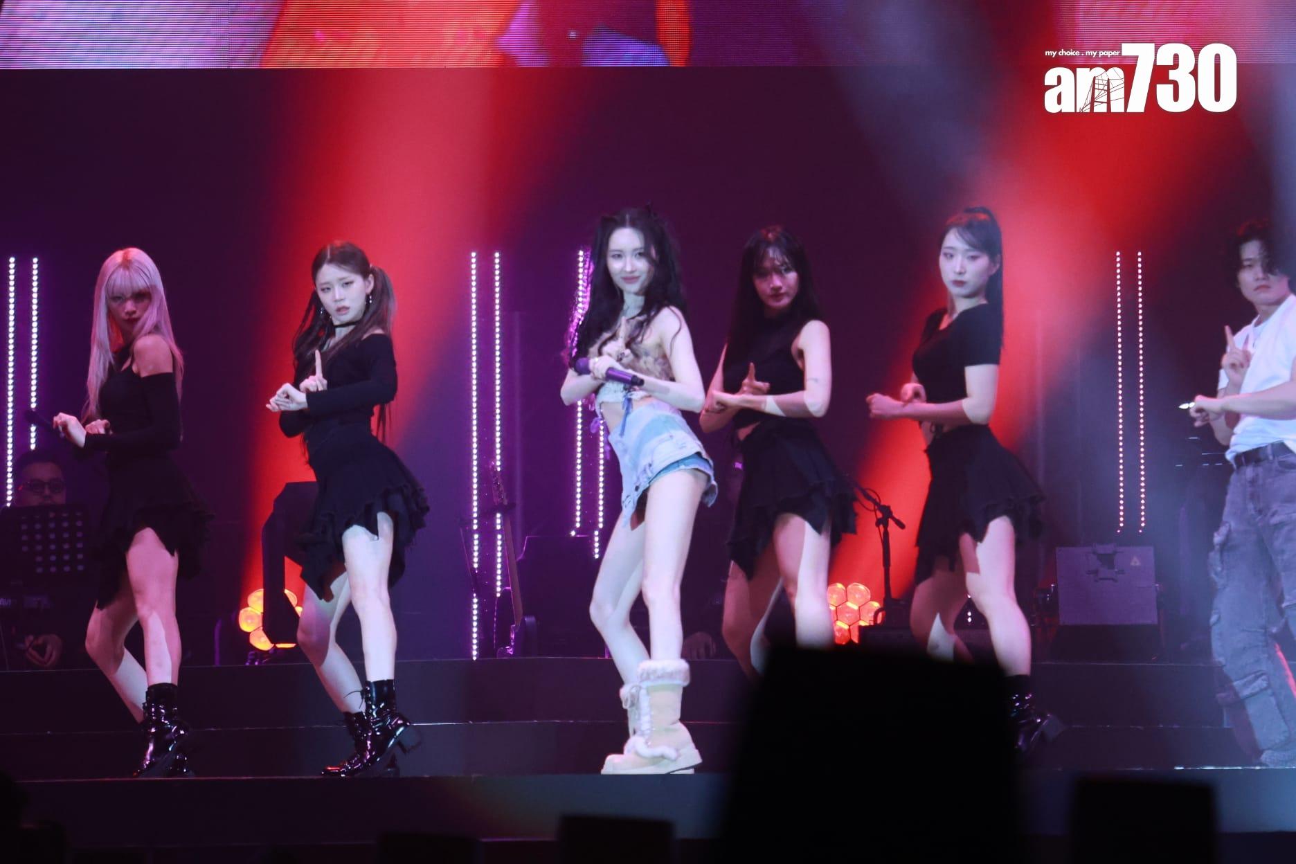 《Katch the Pop SUNMI x ANSON LO x JEREMY》音樂會。(羅錦鴻攝)