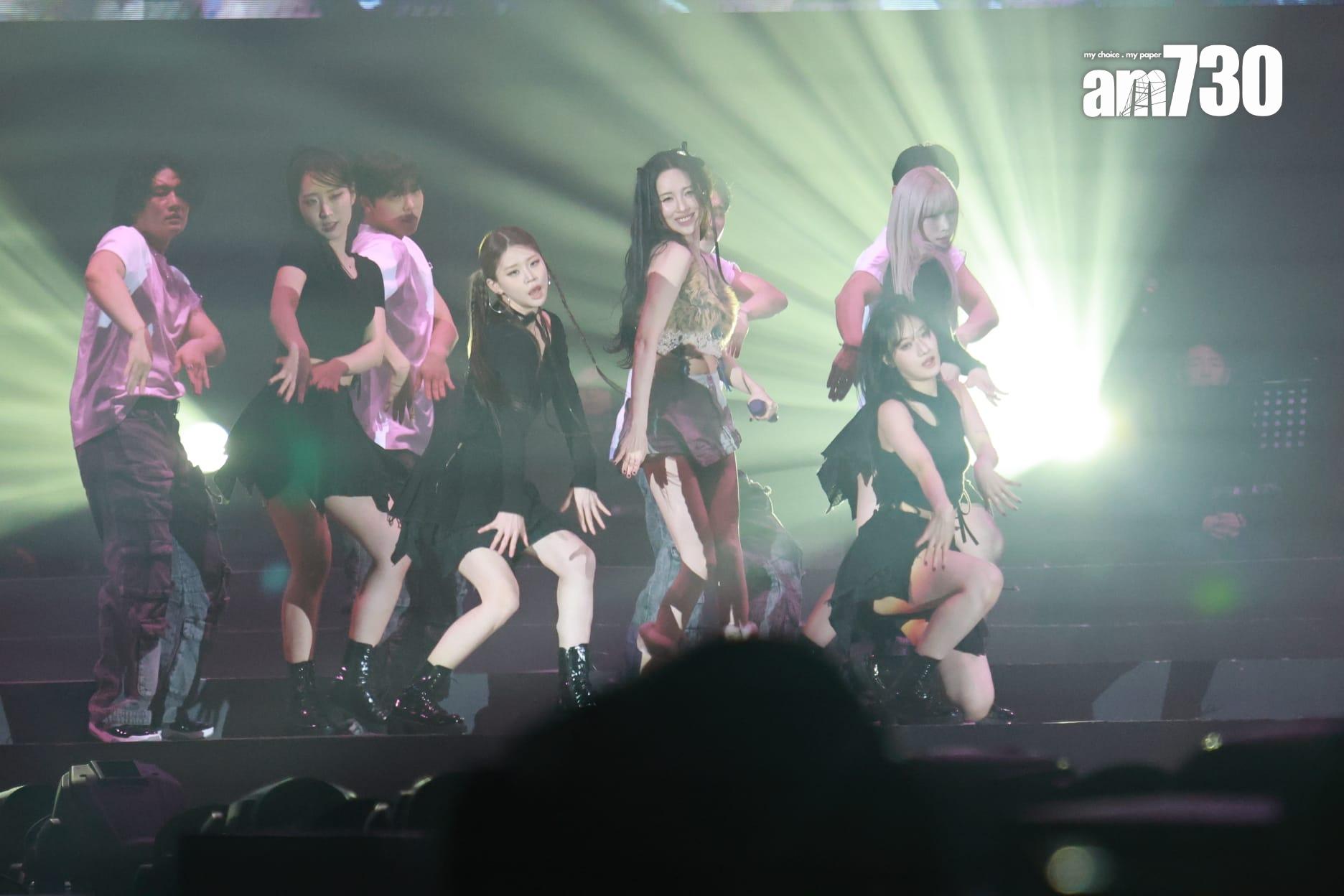 《Katch the Pop SUNMI x ANSON LO x JEREMY》音樂會。(羅錦鴻攝)