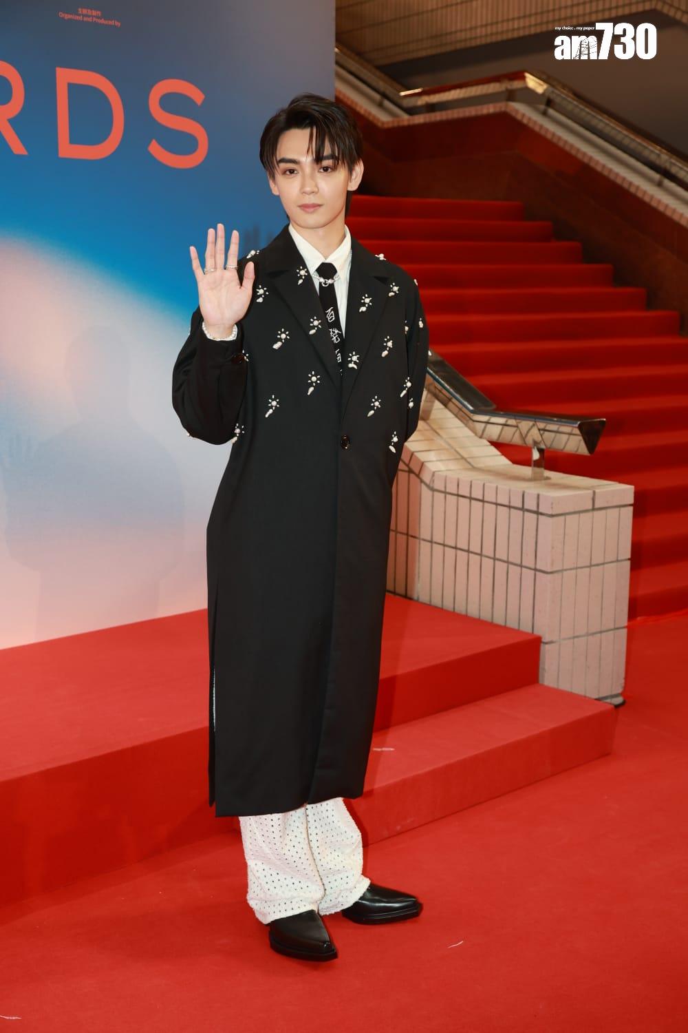 歐鎮灝George宣讀金像獎入圍名單。(羅錦鴻攝)