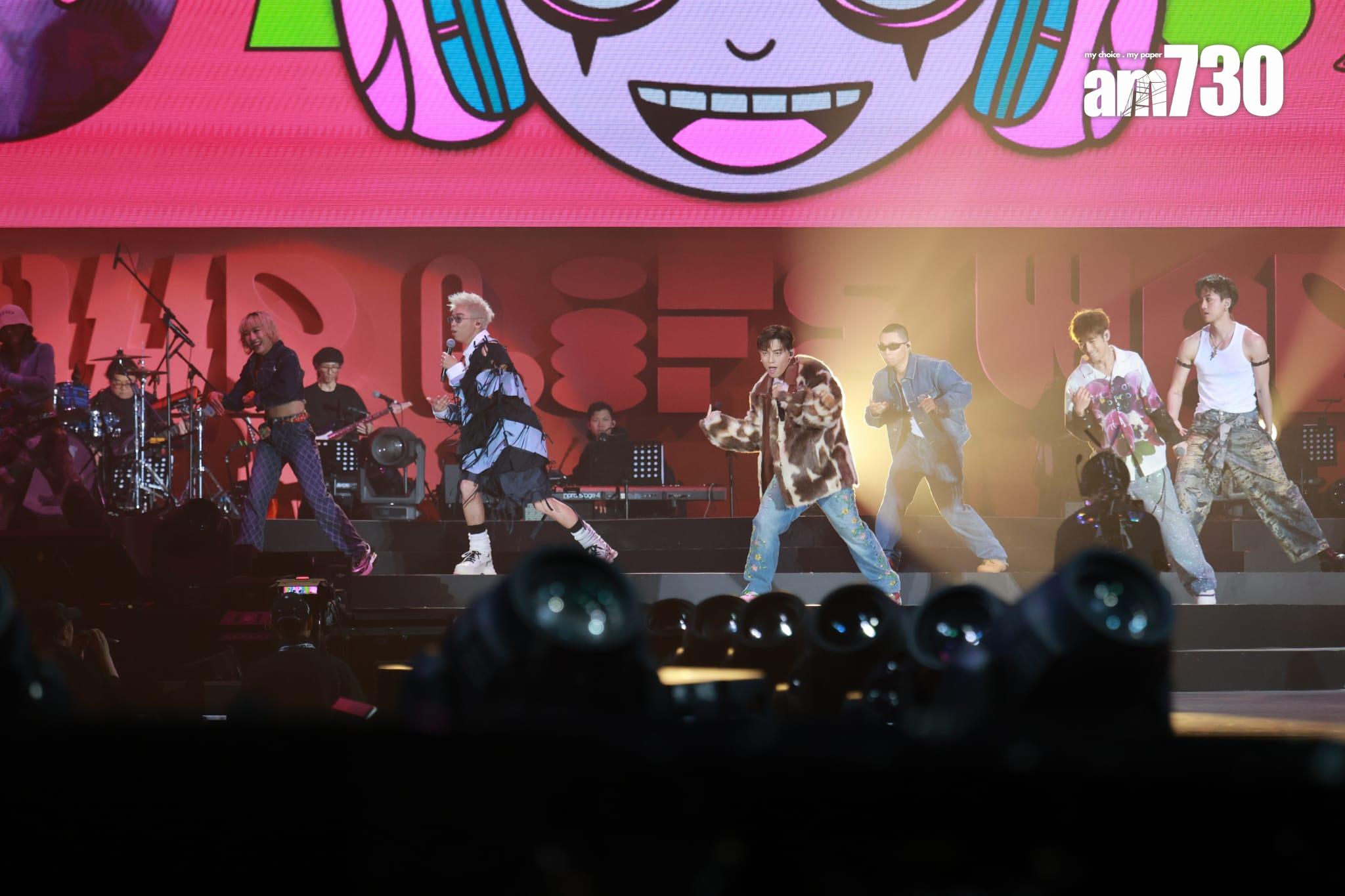 華納總動員《Katch Our Life WARNER! GO!》的演唱會。(羅錦鴻攝)