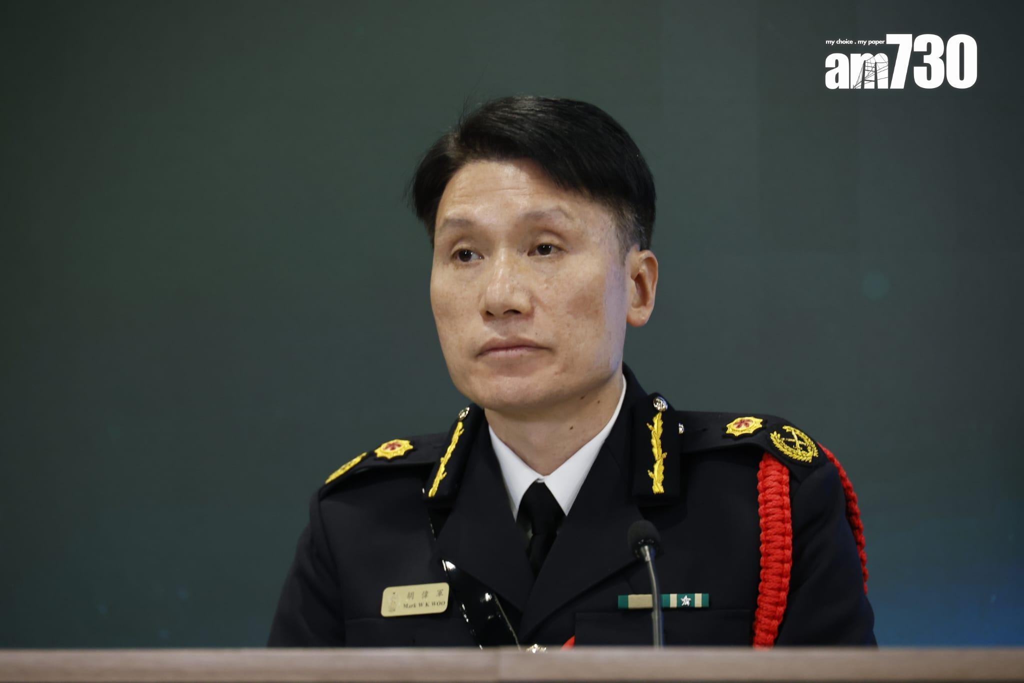 海關副關長(管制及執法)胡偉軍。(林俊源攝)