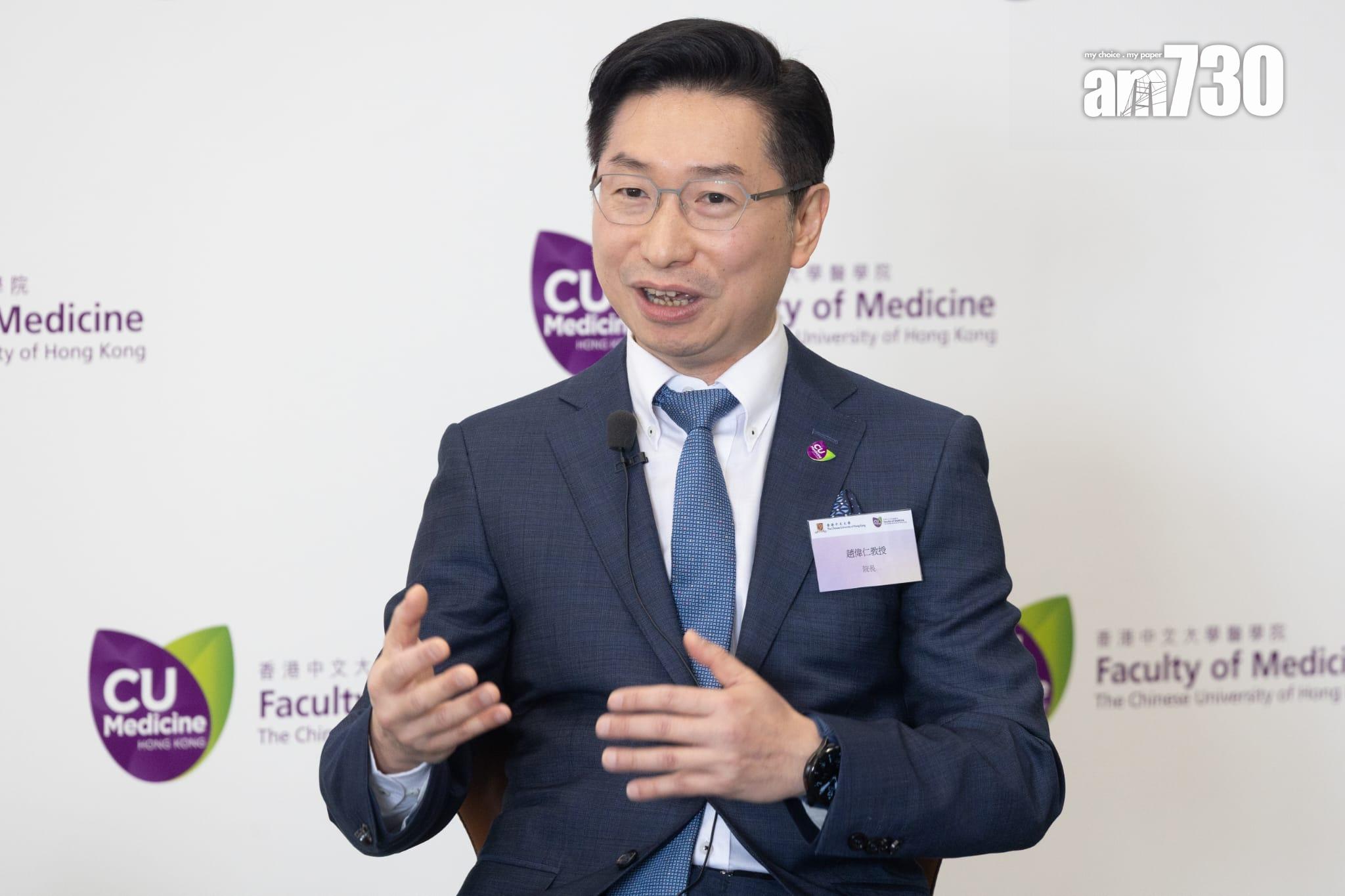 中大醫學院院長趙偉仁。(蘇文傑攝)