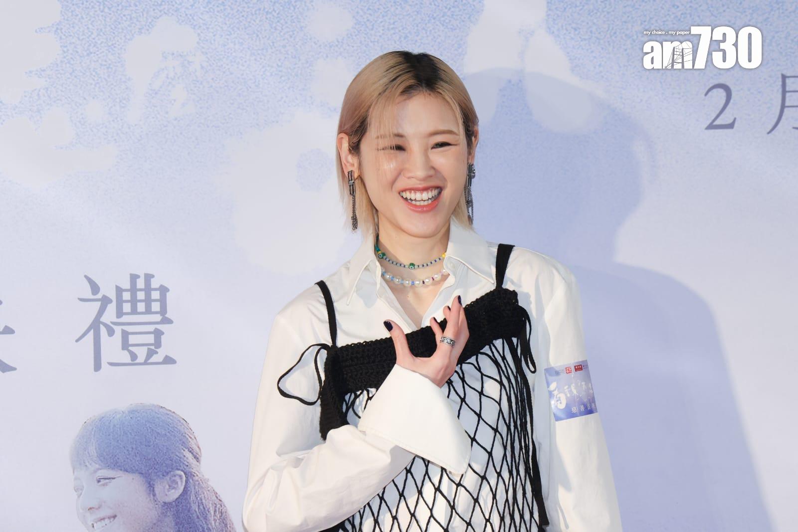 陳蕾負責唱電影主題曲。(吳康琦攝)