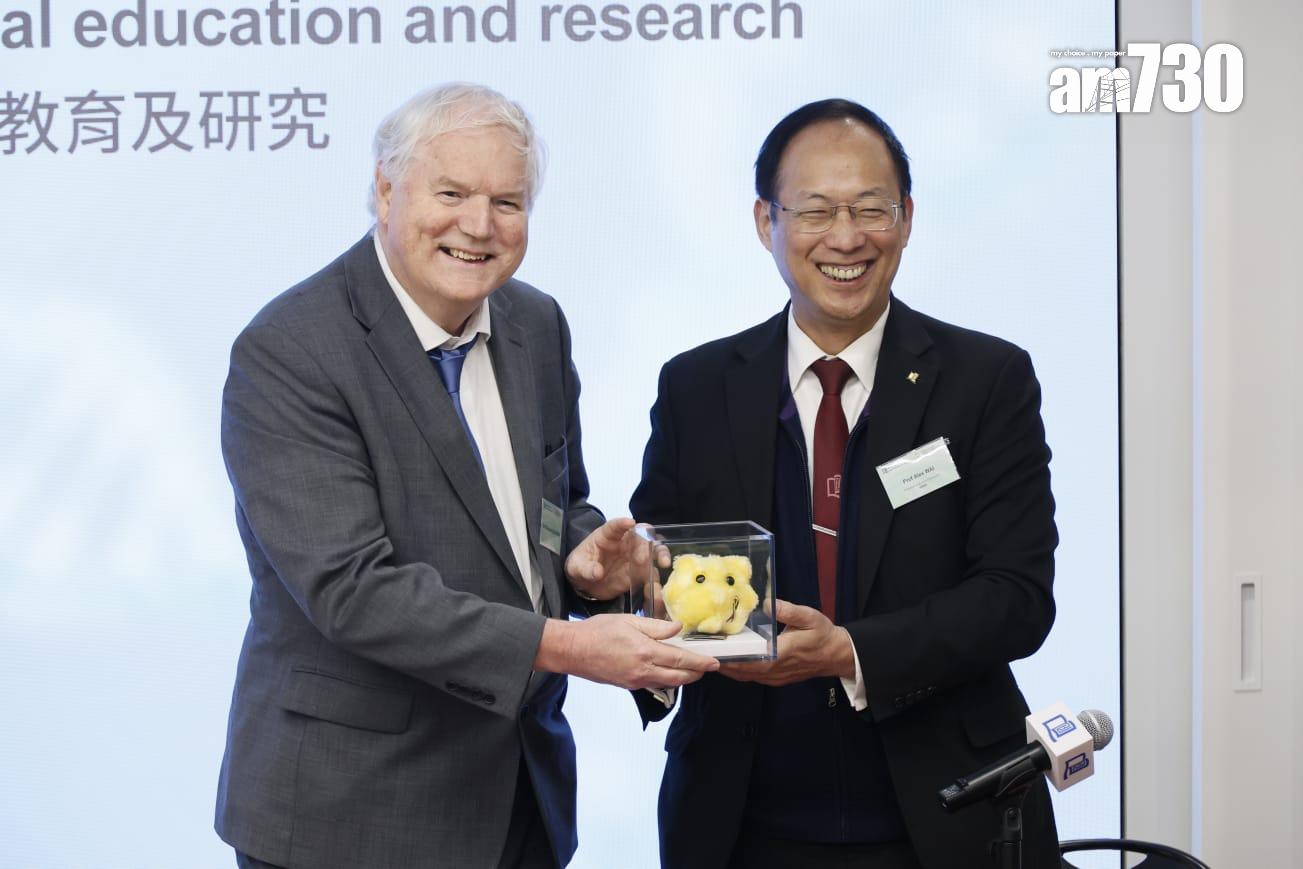 浸大申辦醫學院擬納中醫元素採小班教學,衞炳江有信心具競爭力。(林俊源攝)