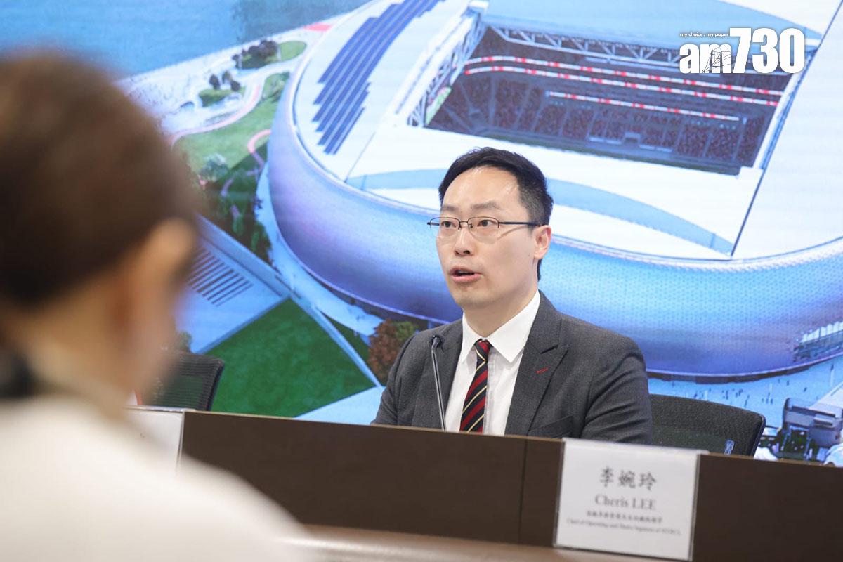 蔡健斌提醒,測試賽將繼續禁止攜帶水樽入場。(吳康琦攝)