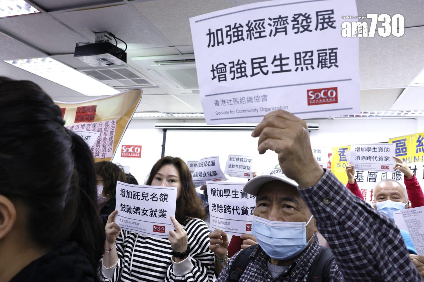 有市民希望陳茂波增強民生照顧。(林俊源攝)