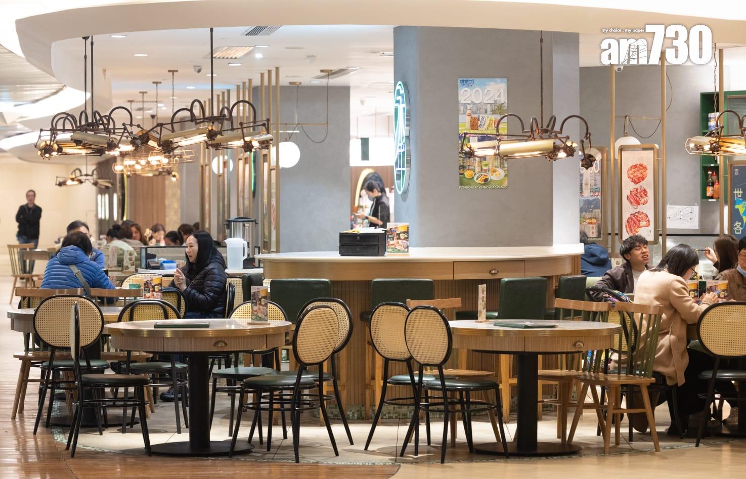 政府發言人表示,食肆業務在去年第四季有改善。(蘇文傑攝)