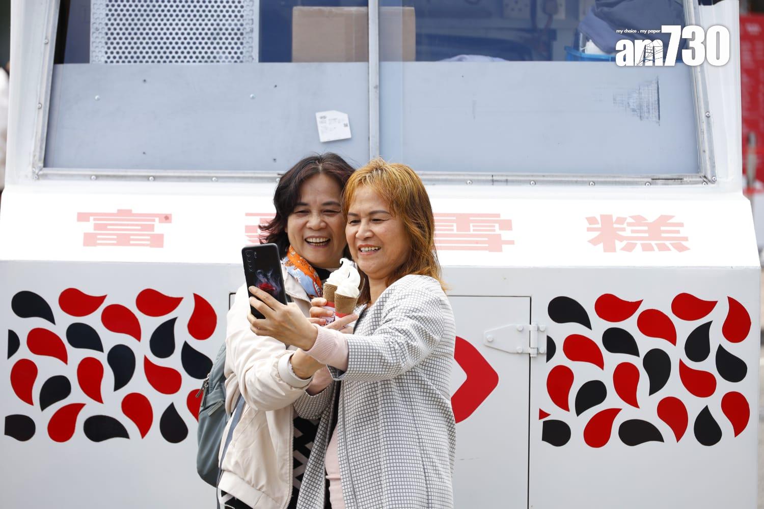 「富豪雪糕車」成為不少香港人的集體回憶,近年亦成為內地旅客訪港必到打卡地(林俊源攝)