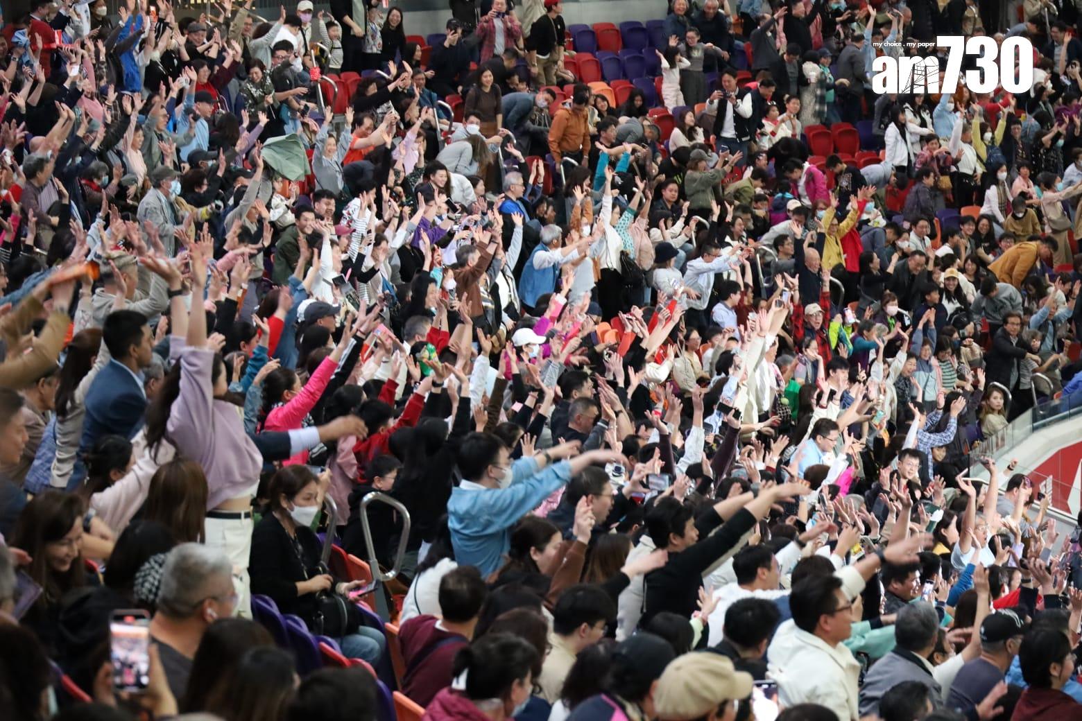 約6.3萬人參與。(鍾式明攝)