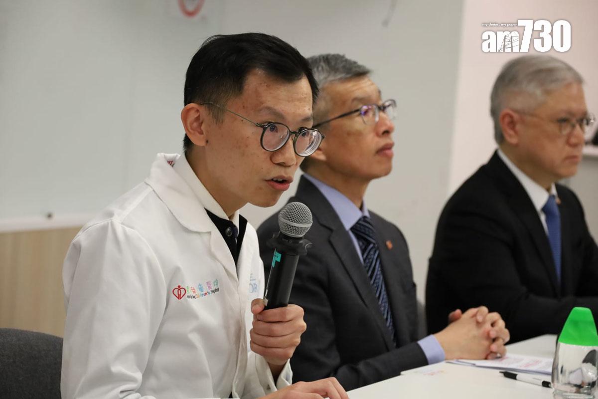 任力恒(左)指,祈祈今次手術有一定困難和風險。(鍾式明攝)