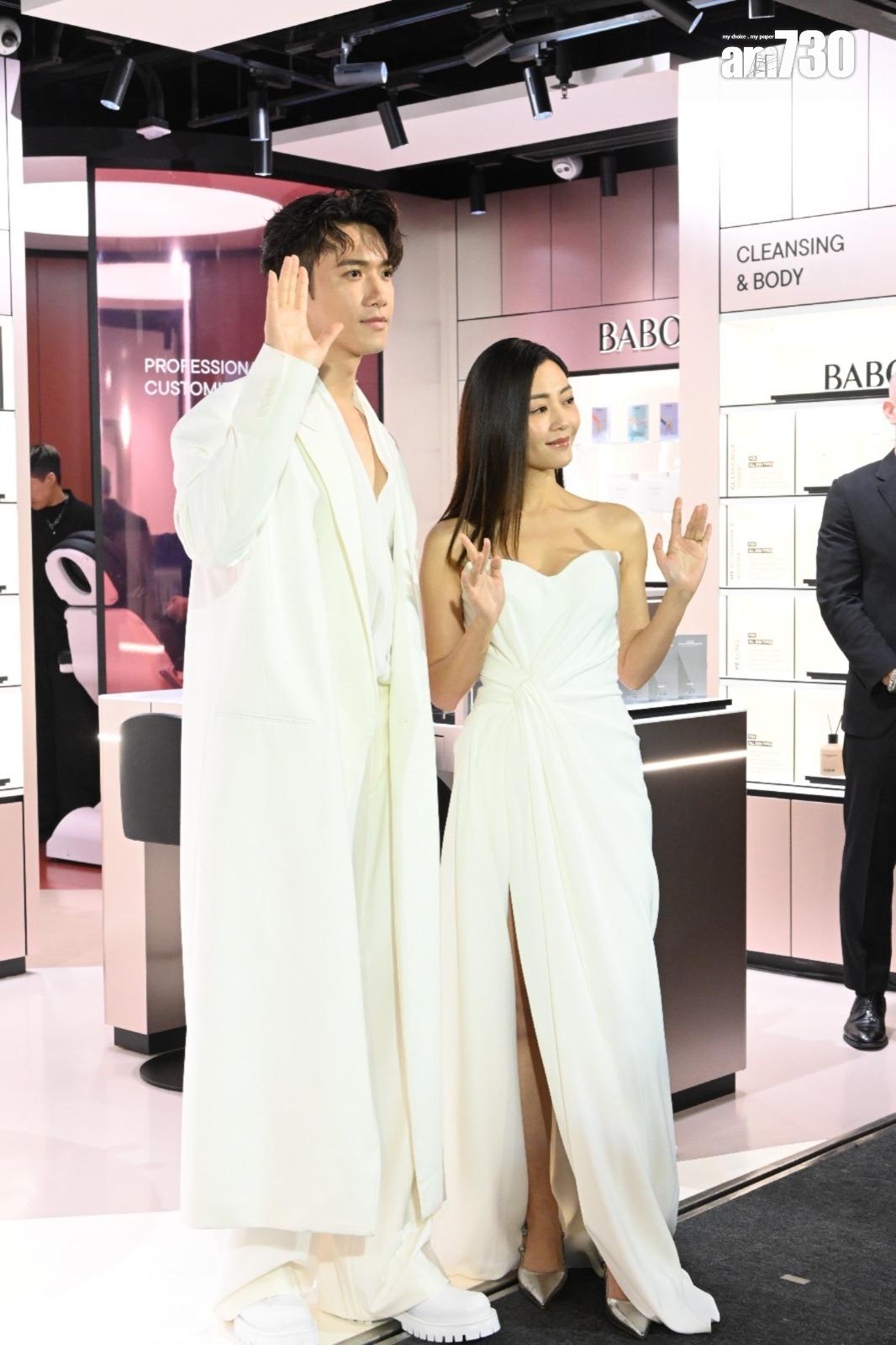 衛詩雅與Stanley一同出席品牌活動。 (娛樂組攝)