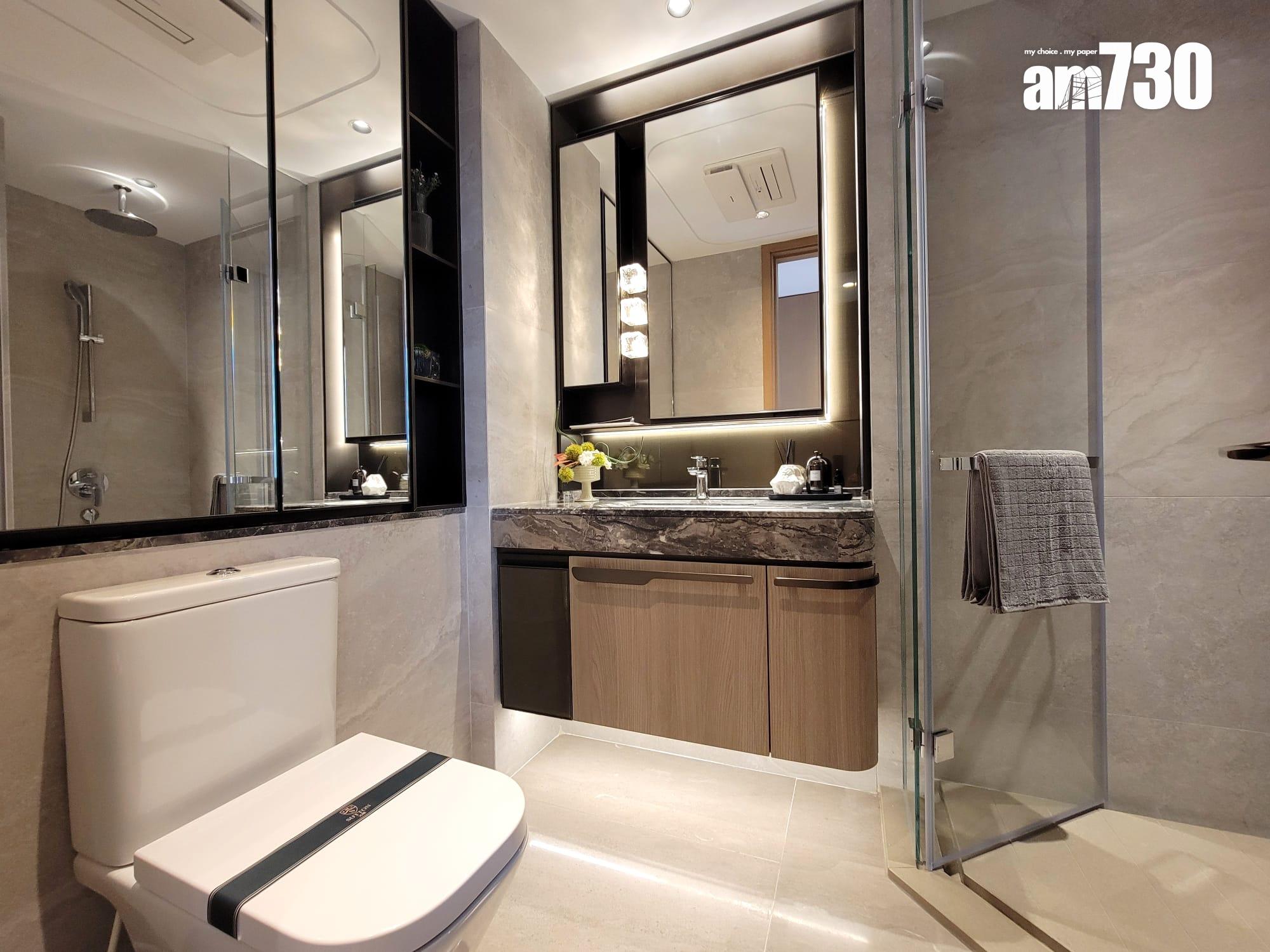 文曜示範單位|904呎現樓三房採大地色系主調 外望開揚市景(多圖有片)|九龍城新盤