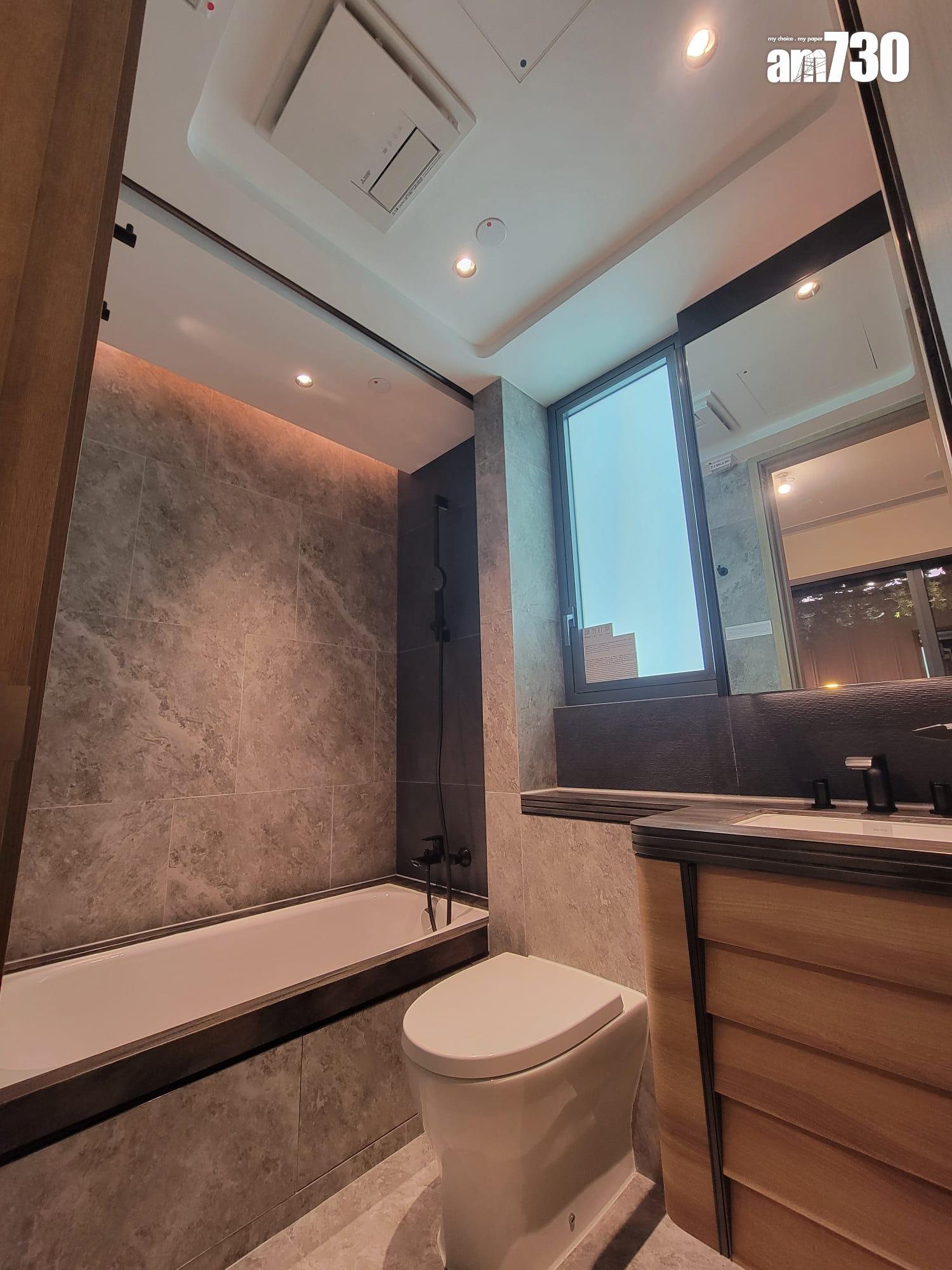 上然示範單位|一房及三房設綠色系櫥櫃 廳房同坐向 營造明亮氛圍(多圖有片)|大埔新盤