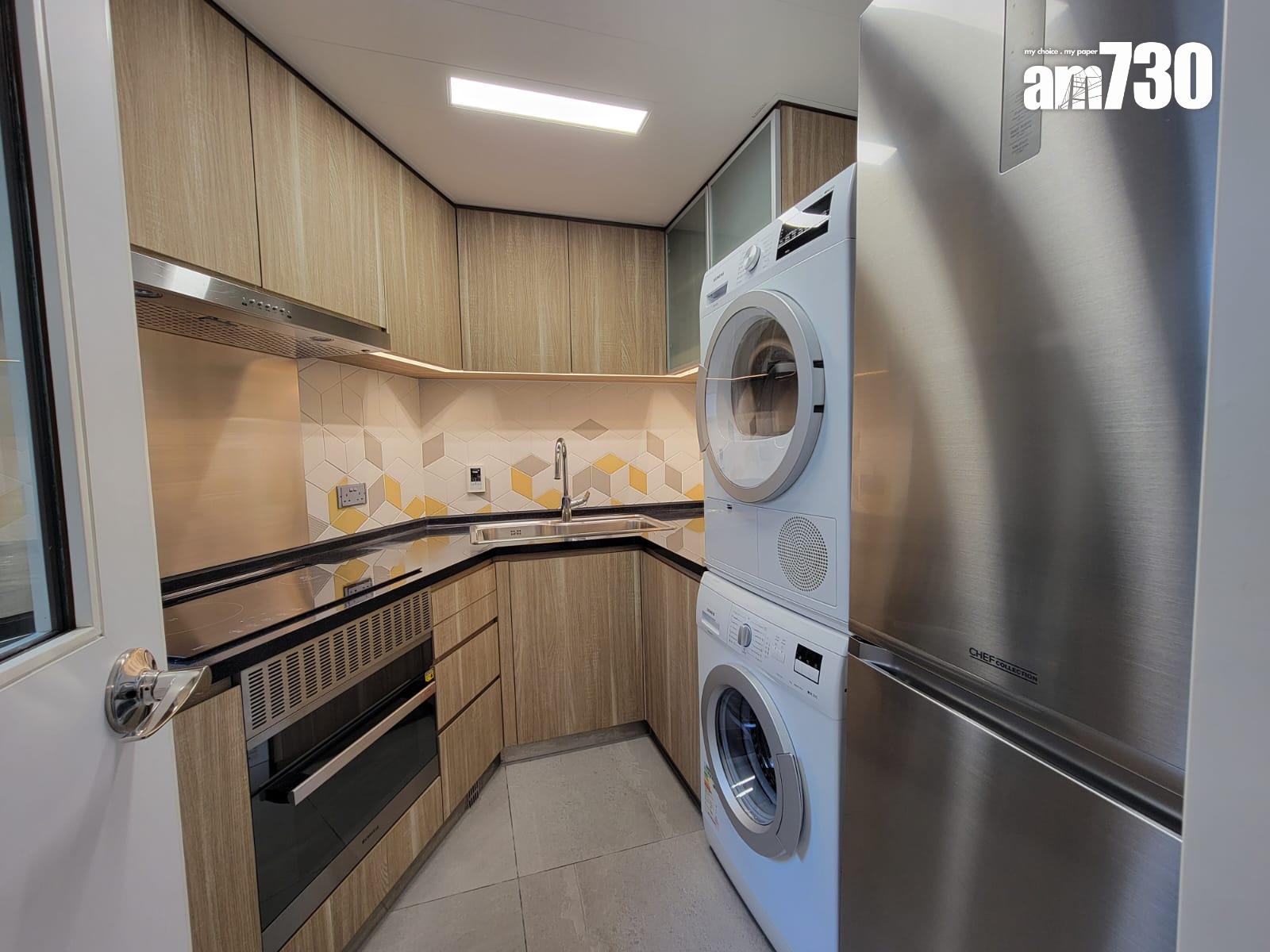 優悠台示範單位|千呎三房套具空間感 擁大玻璃窗外望翠綠景(多圖有片)|大坑新盤