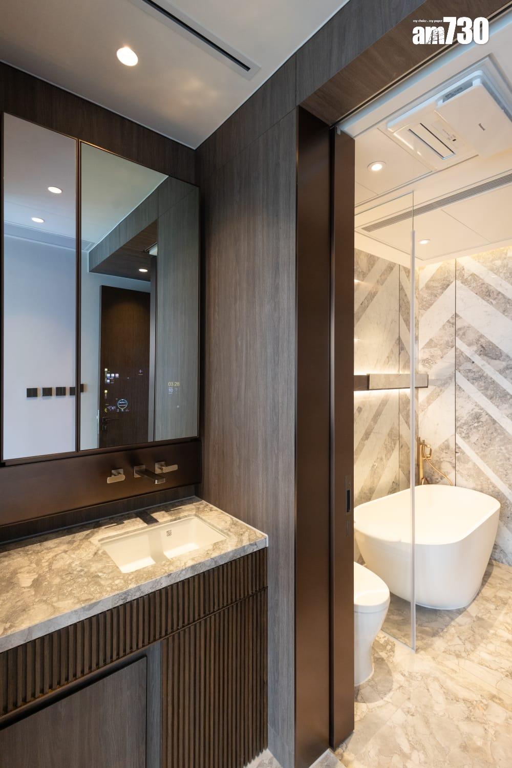 天瀧示範單位|經改動現樓主人房面積擴大 飽覽維港兩岸景(多圖有片)|啟德新盤