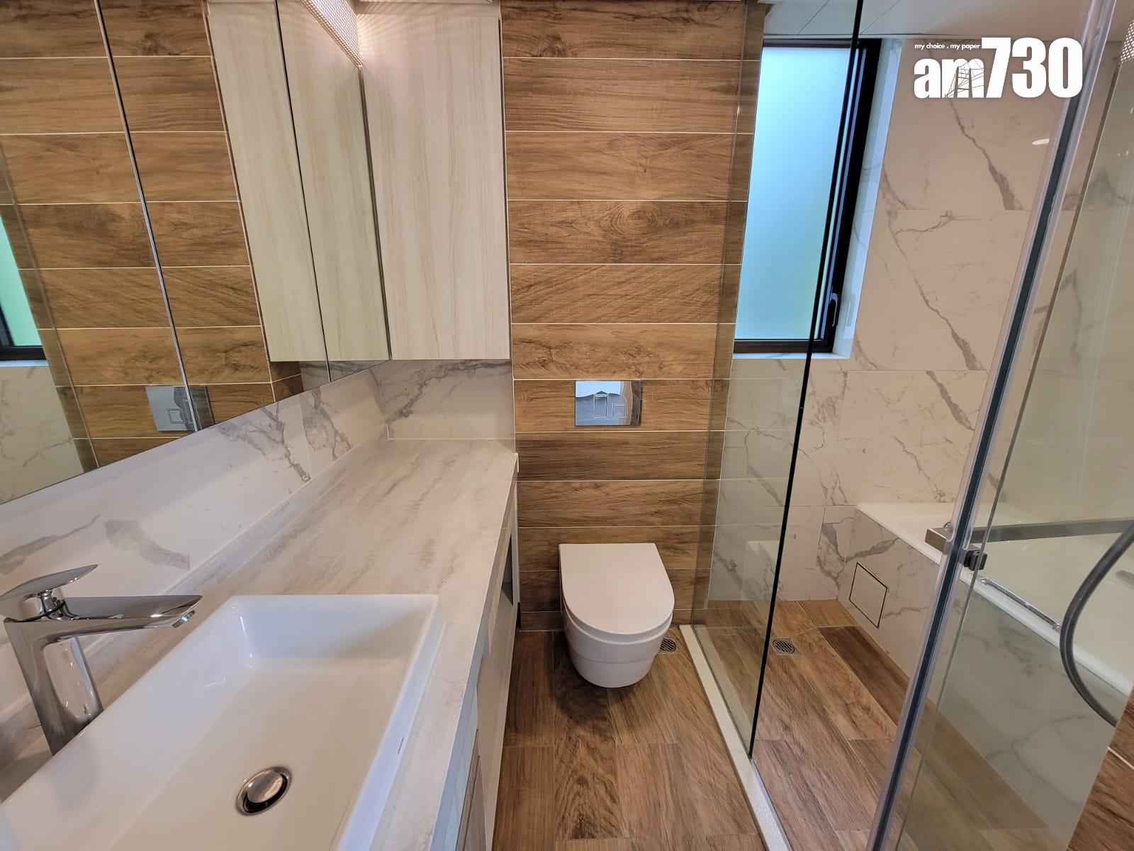 優悠台示範單位|千呎三房套具空間感 擁大玻璃窗外望翠綠景(多圖有片)|大坑新盤