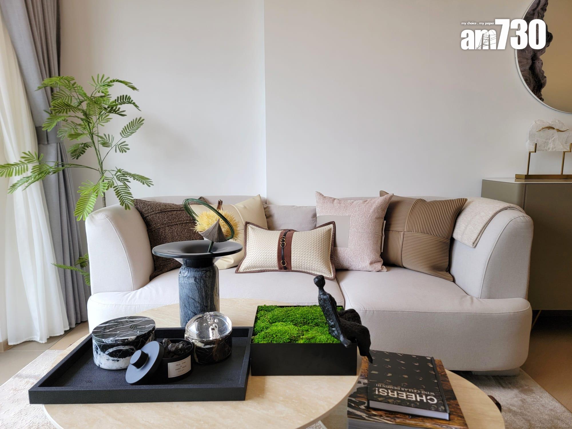 文曜示範單位|904呎現樓三房採大地色系主調 外望開揚市景(多圖有片)|九龍城新盤