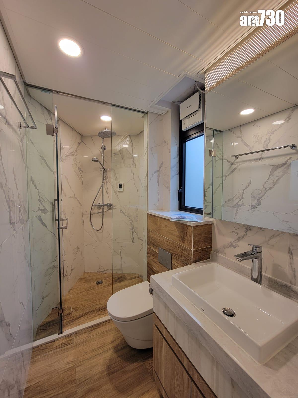 優悠台示範單位|千呎三房套具空間感 擁大玻璃窗外望翠綠景(多圖有片)|大坑新盤