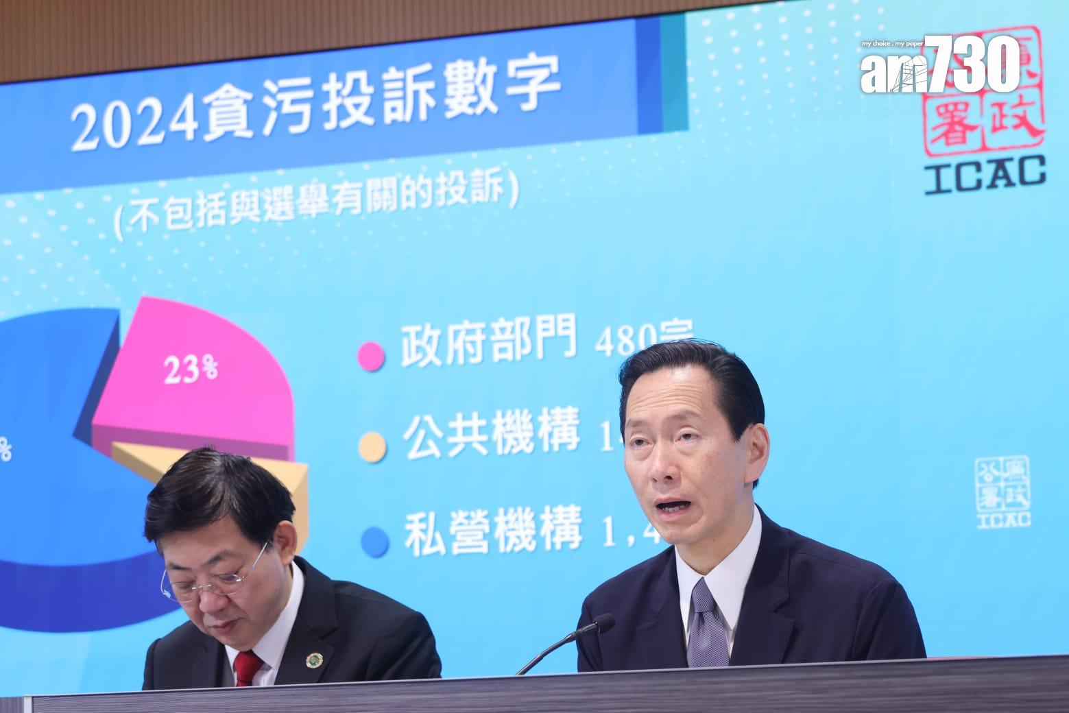 陳智思指,投訴每年都會增加或減少,亦不等於最終會被檢控。(吳康琦攝)