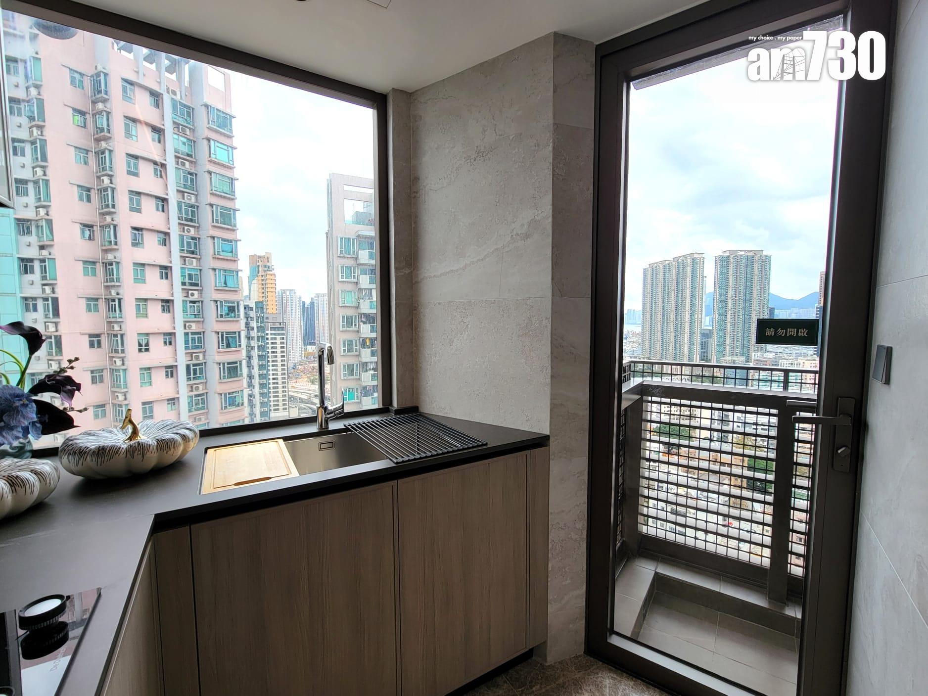 文曜示範單位|904呎現樓三房採大地色系主調 外望開揚市景(多圖有片)|九龍城新盤