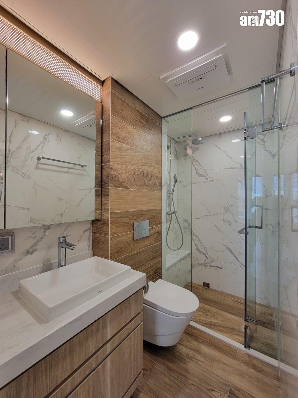 優悠台示範單位|千呎三房套具空間感 擁大玻璃窗外望翠綠景(多圖有片)|大坑新盤