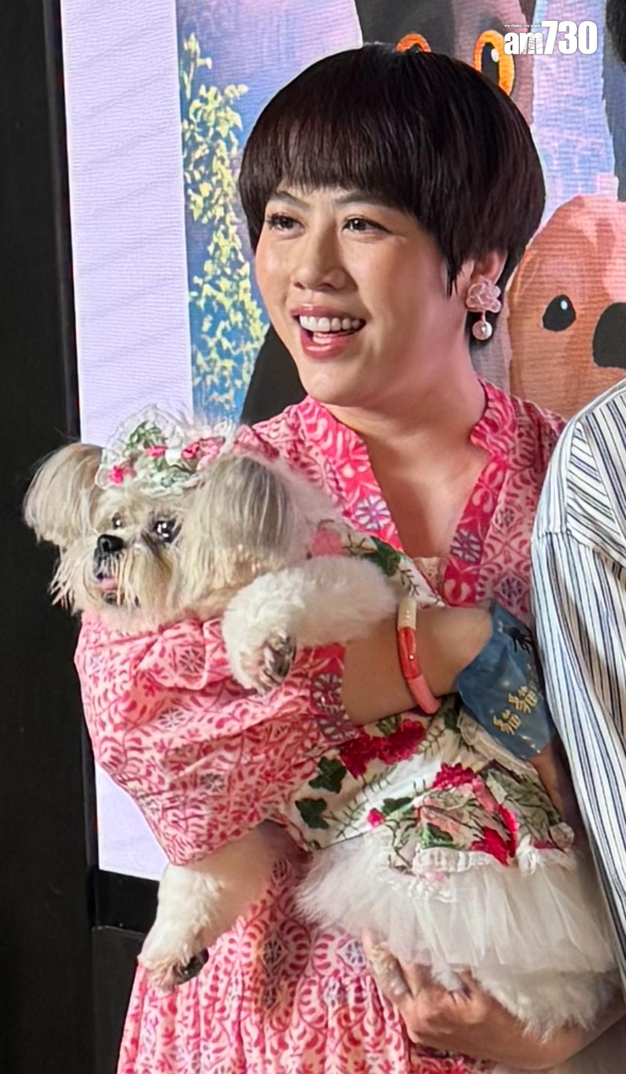 陳彥行以清爽菇頭現身。 (娛樂組攝)