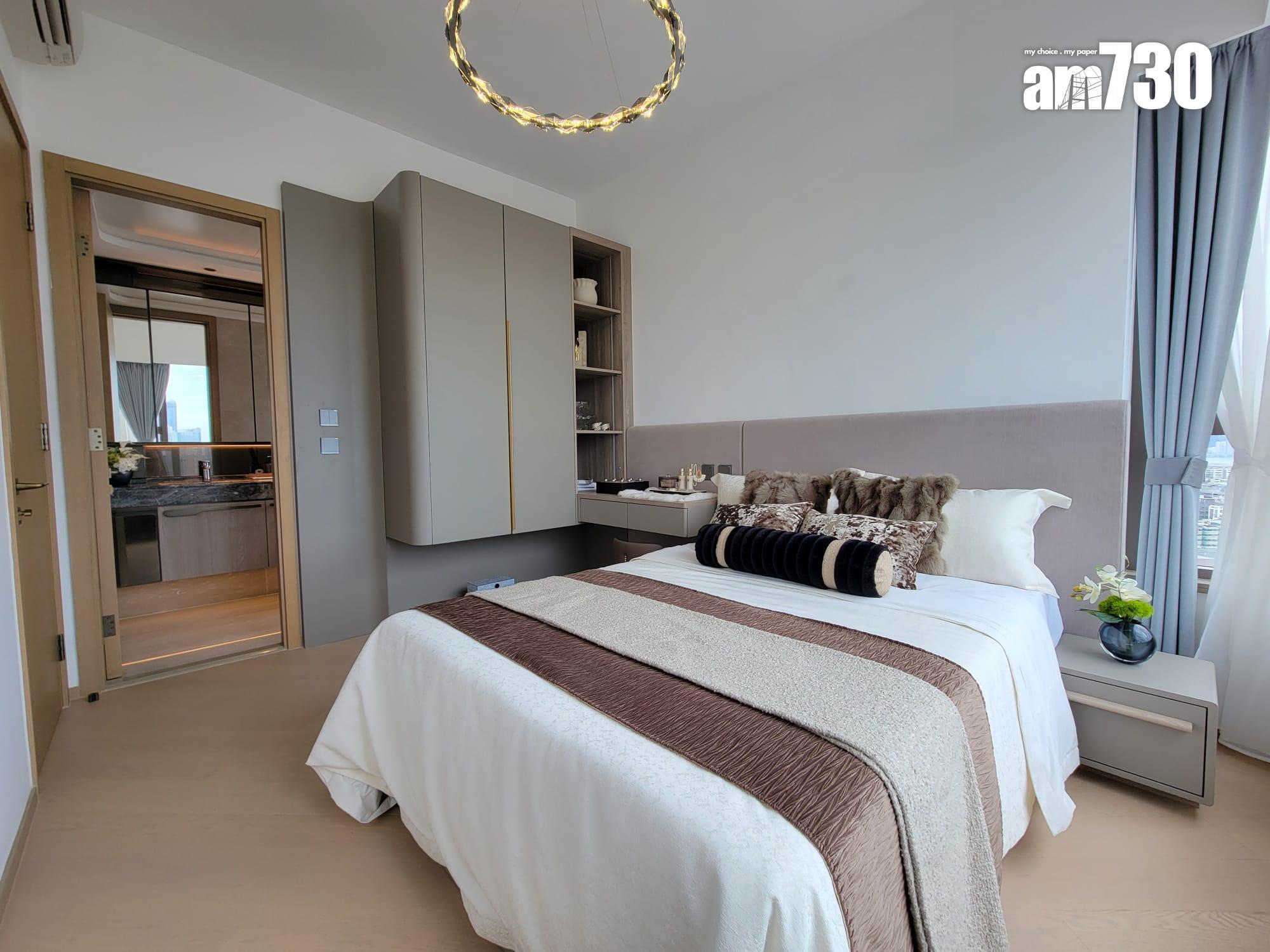 文曜示範單位|904呎現樓三房採大地色系主調 外望開揚市景(多圖有片)|九龍城新盤