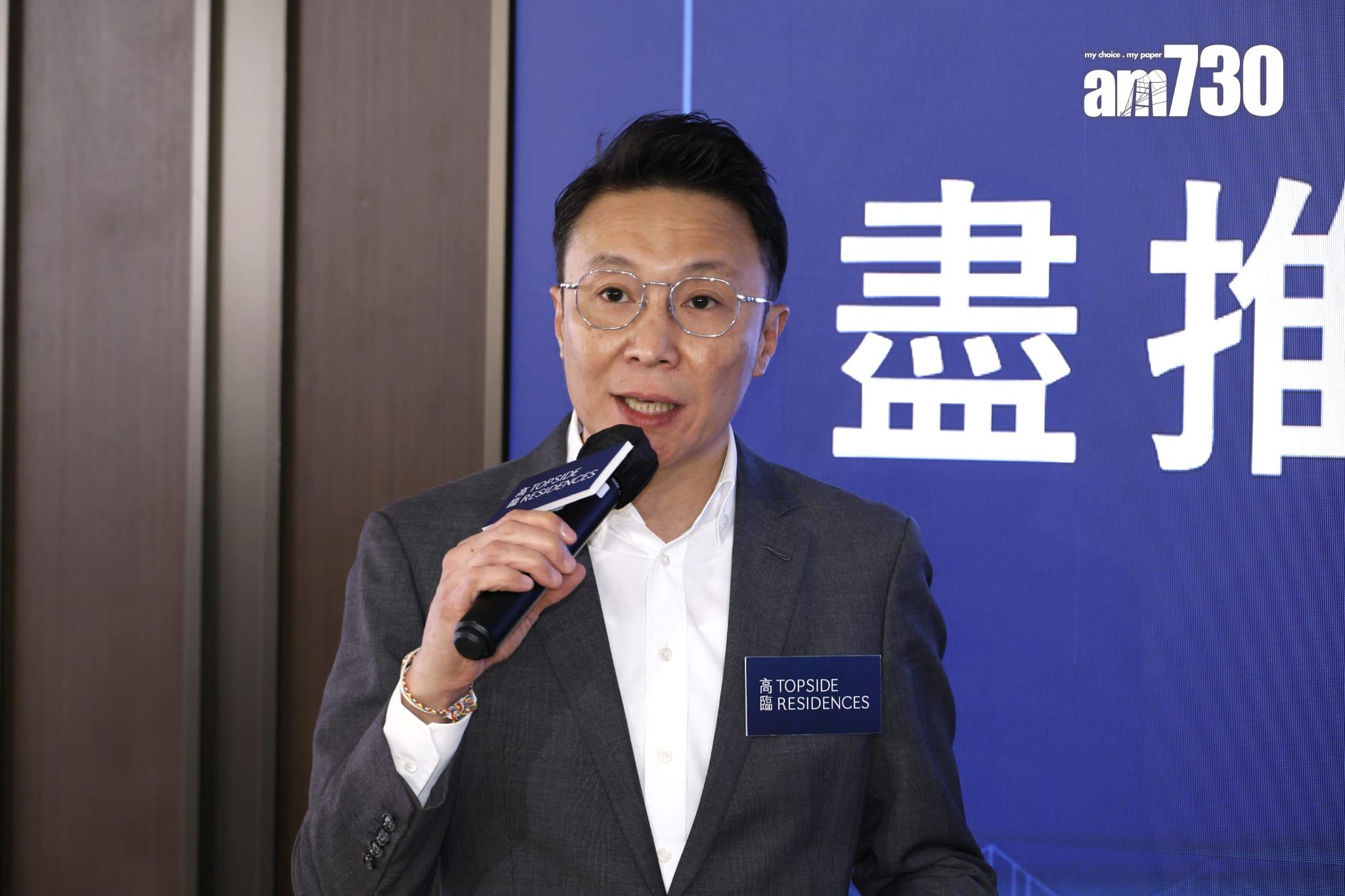 畢子鴻表示,新加推單位包括6伙兩房及16 伙三房。