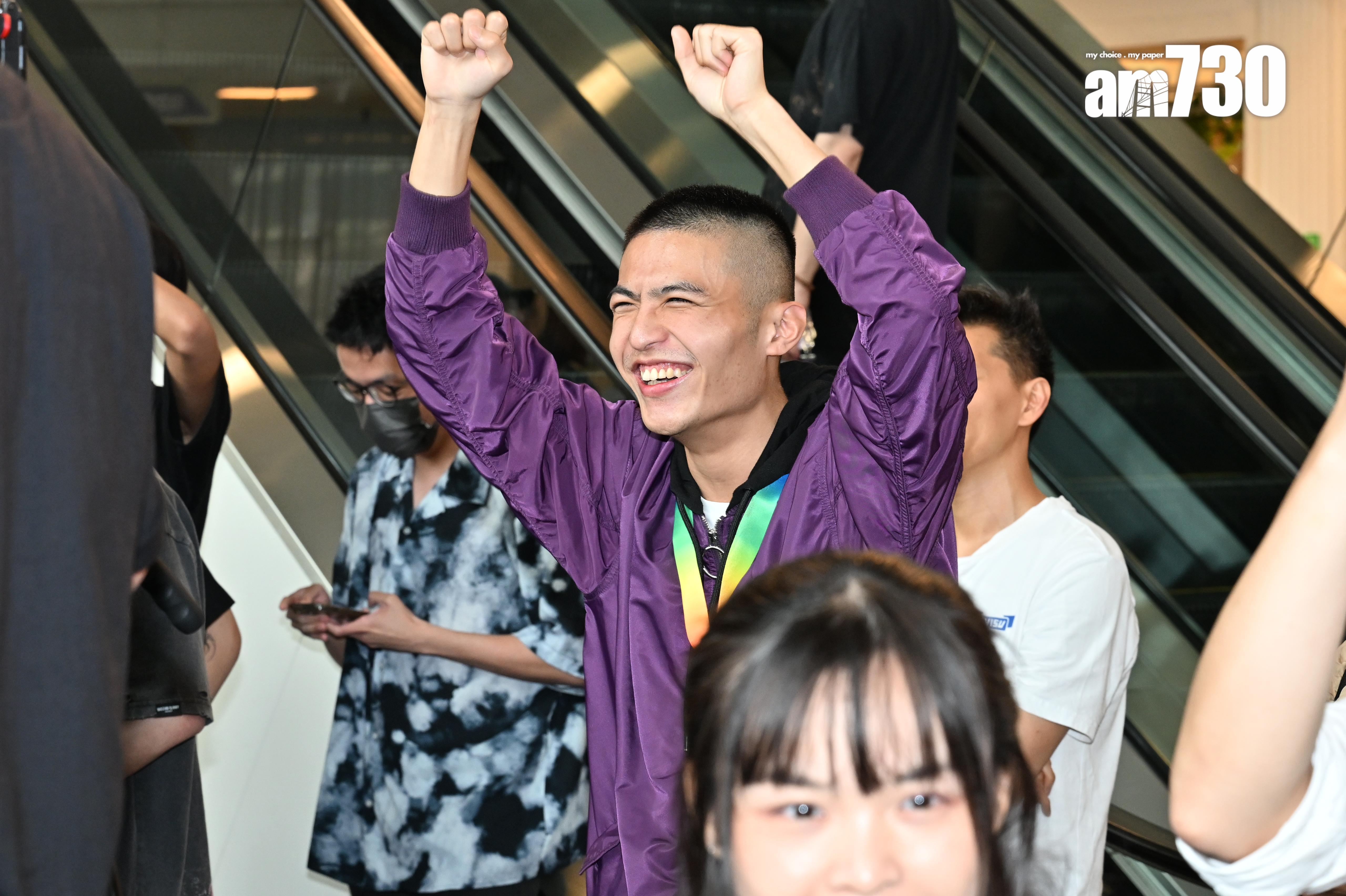 劉馬車踩場搶fo。 (娛樂組攝)