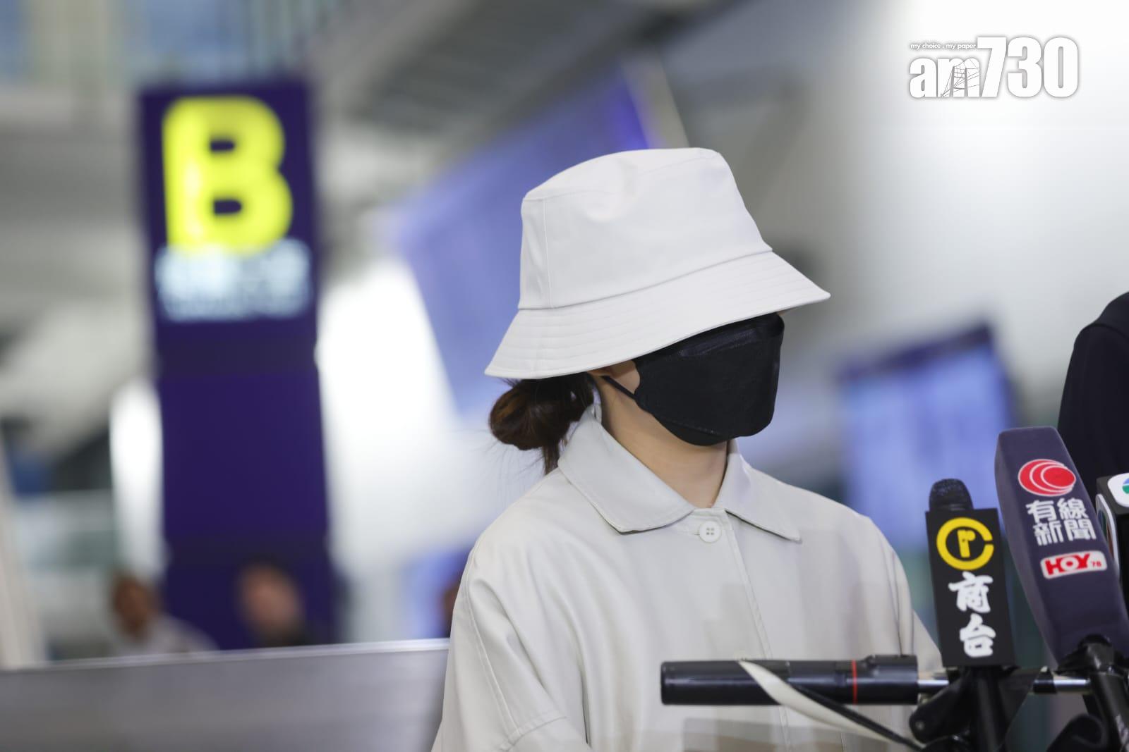 油尖旺前區議員余德寶陪同受害人家屬會見傳媒(吳康琦攝)