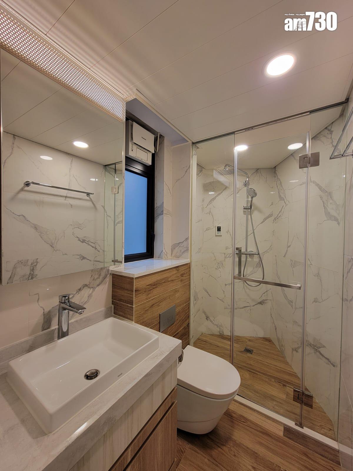 優悠台示範單位|千呎三房套具空間感 擁大玻璃窗外望翠綠景(多圖有片)|大坑新盤