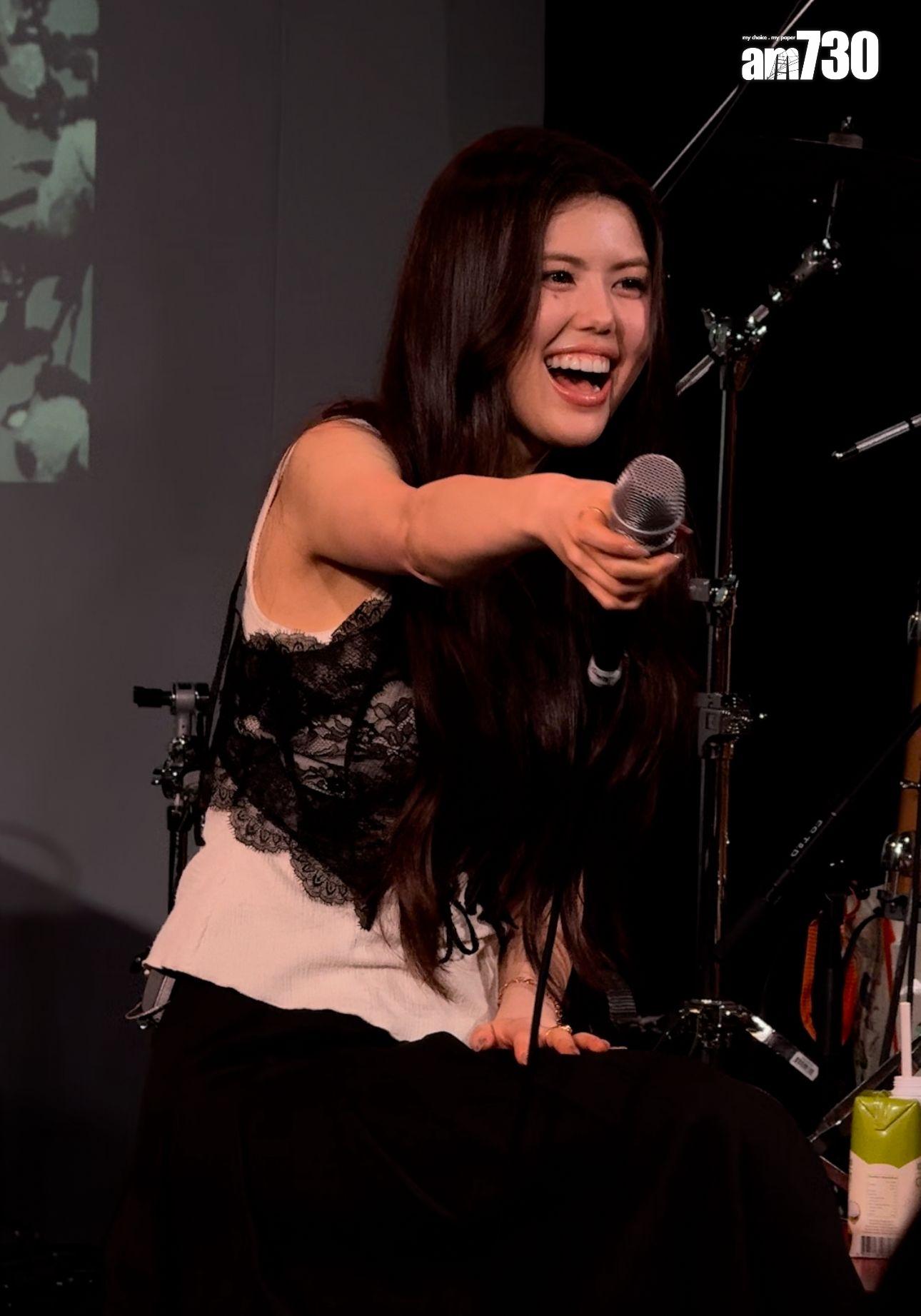 Olivia翻唱了NJZ大熱作《Ditto》。 (娛樂組攝)