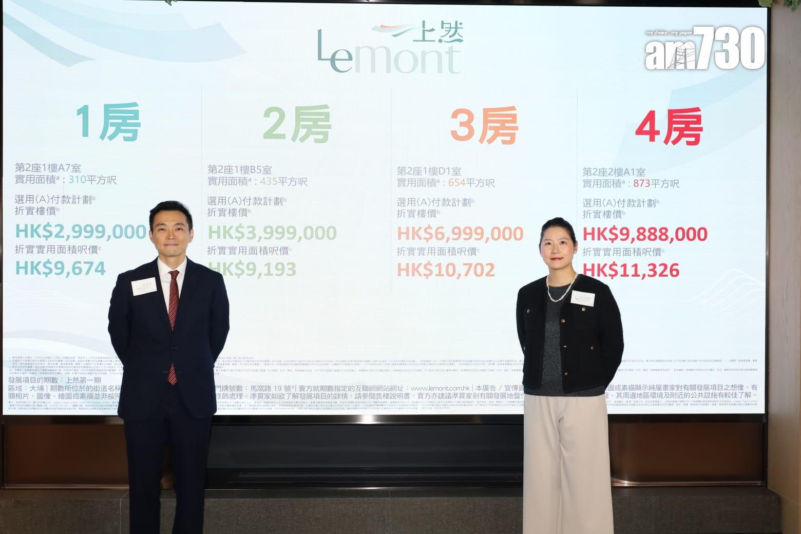 上然開價|首推81伙 開放式238萬入場 一半單位享印花稅100元|大埔新盤