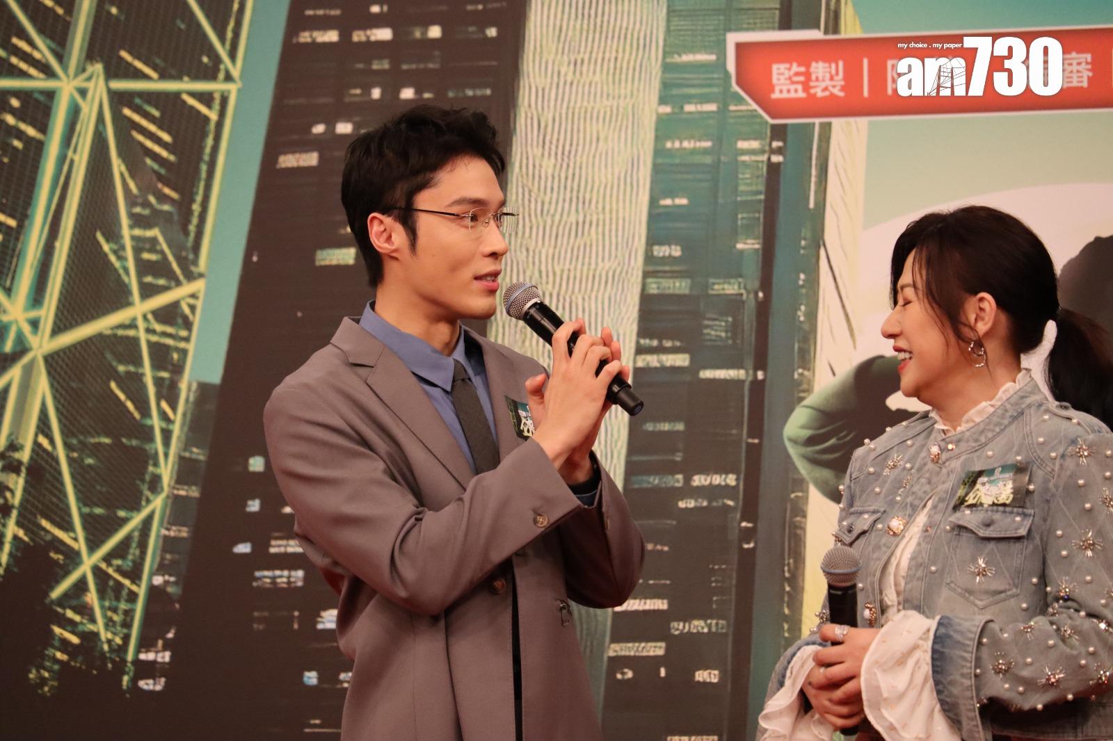 丁子朗透露在TVB新劇《俠醫》即將會飾演陳豪的表弟。(娛樂組攝)