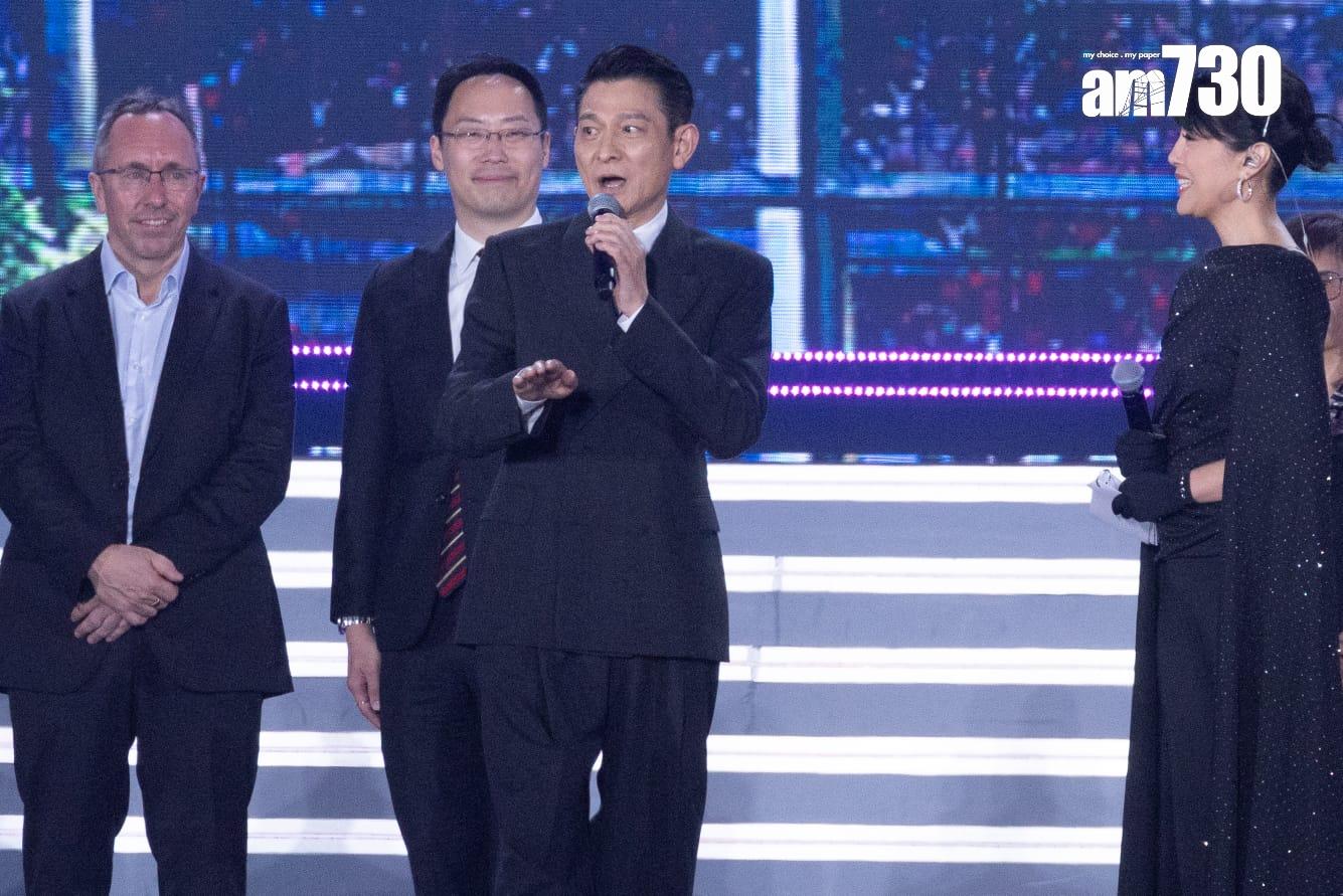 華仔跟大家分享與啟德的淵源。 (蘇文傑攝)