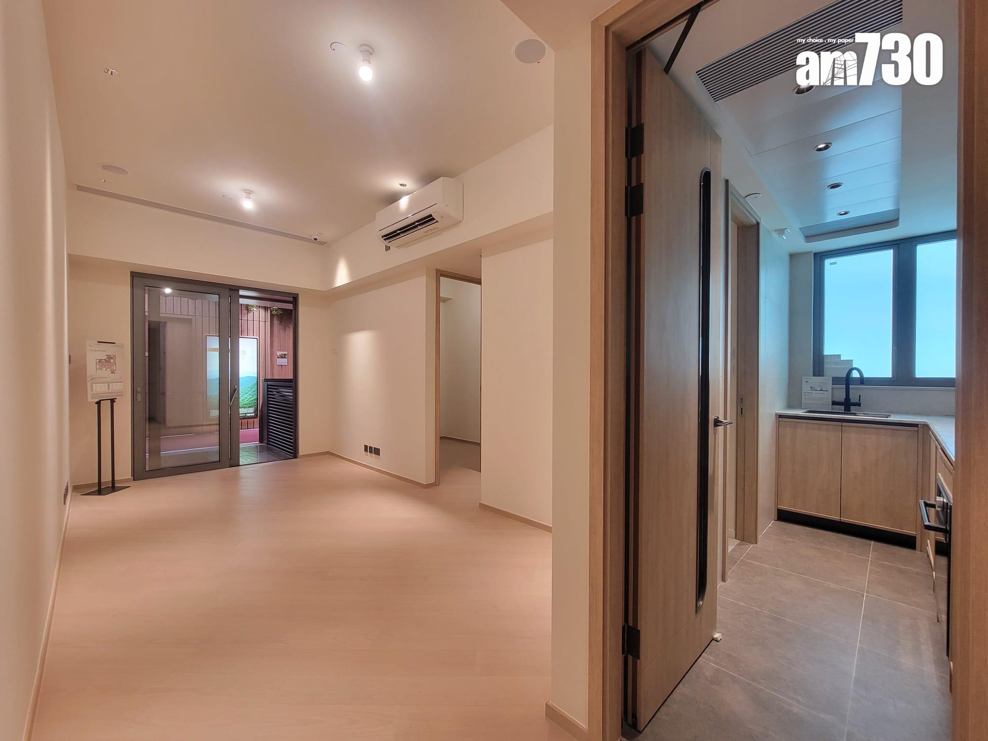 上然示範單位|一房及三房設綠色系櫥櫃 廳房同坐向 營造明亮氛圍(多圖有片)|大埔新盤