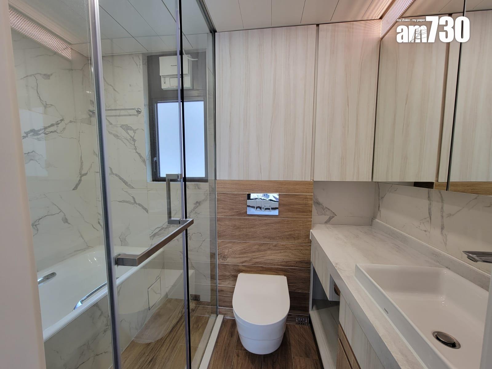 優悠台示範單位|千呎三房套具空間感 擁大玻璃窗外望翠綠景(多圖有片)|大坑新盤