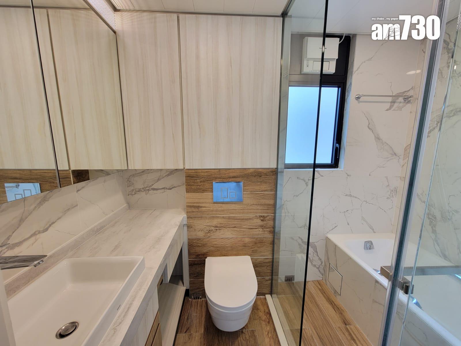 優悠台示範單位|千呎三房套具空間感 擁大玻璃窗外望翠綠景(多圖有片)|大坑新盤