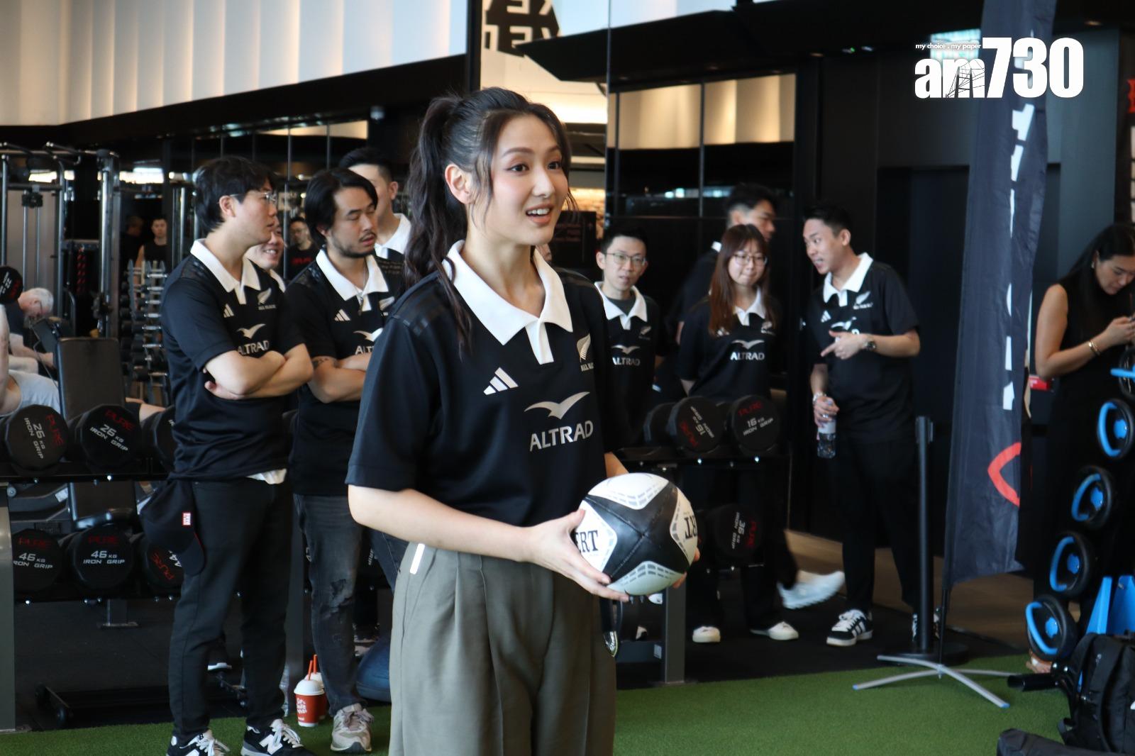 「帝舵表」七人欖球切磋活動。(娛樂組攝)