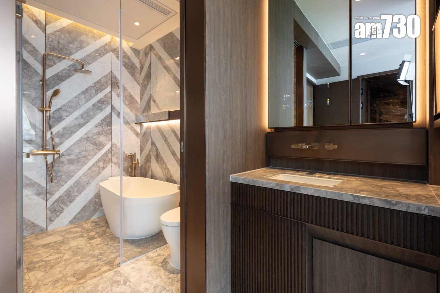 天瀧示範單位|經改動現樓主人房面積擴大 飽覽維港兩岸景(多圖有片)|啟德新盤