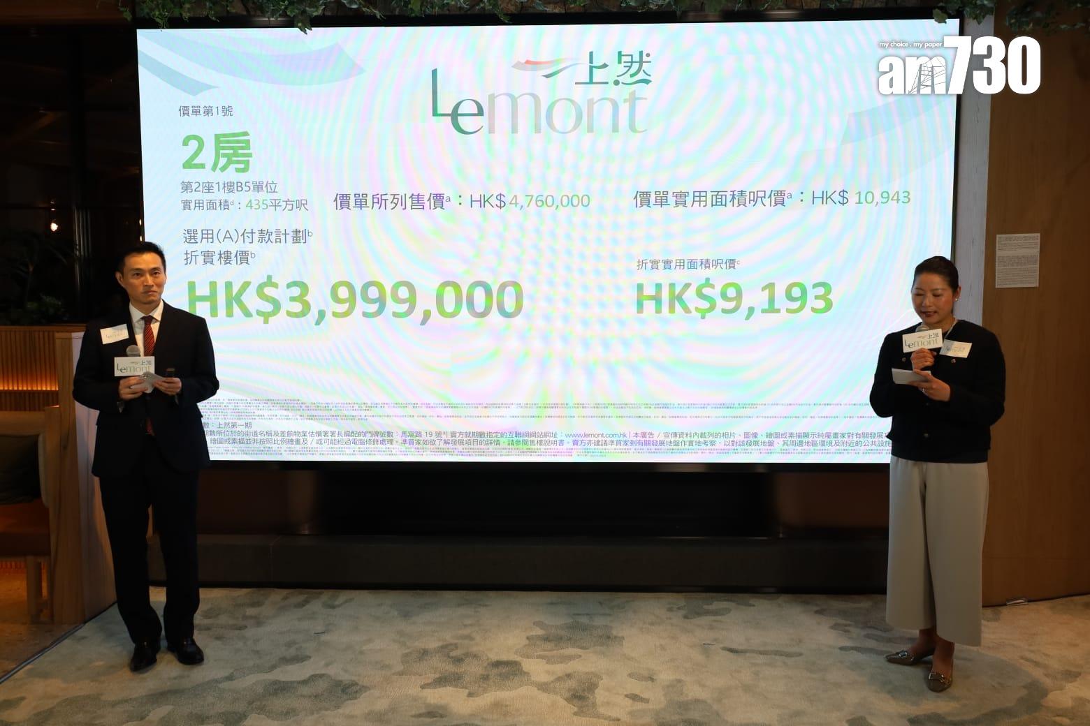 上然開價|首推81伙 開放式238萬入場 一半單位享印花稅100元|大埔新盤