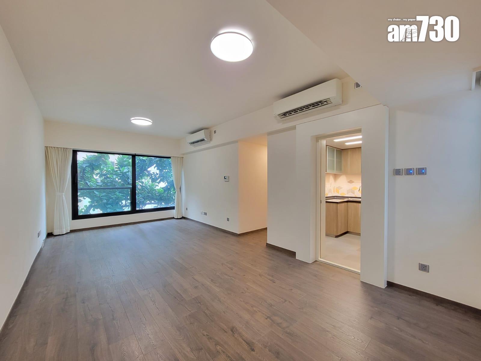 優悠台示範單位|千呎三房套具空間感 擁大玻璃窗外望翠綠景(多圖有片)|大坑新盤