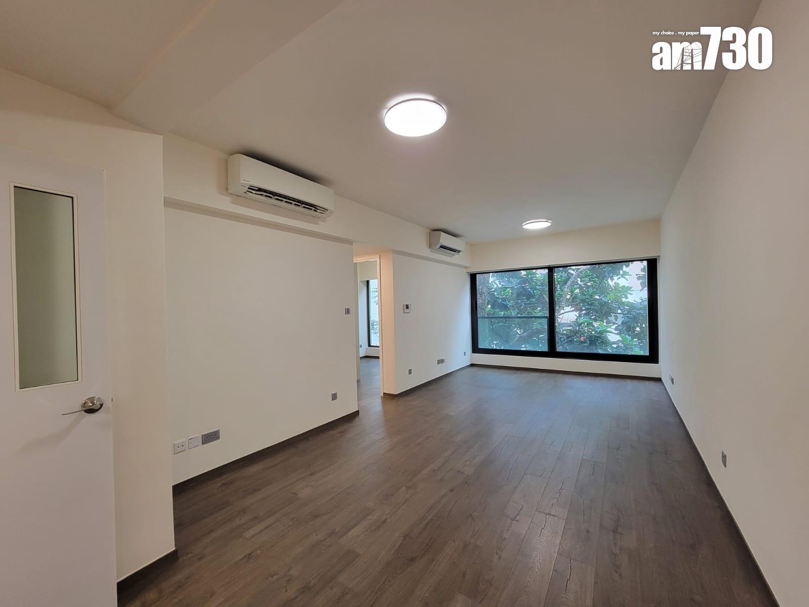 優悠台示範單位|千呎三房套具空間感 擁大玻璃窗外望翠綠景(多圖有片)|大坑新盤