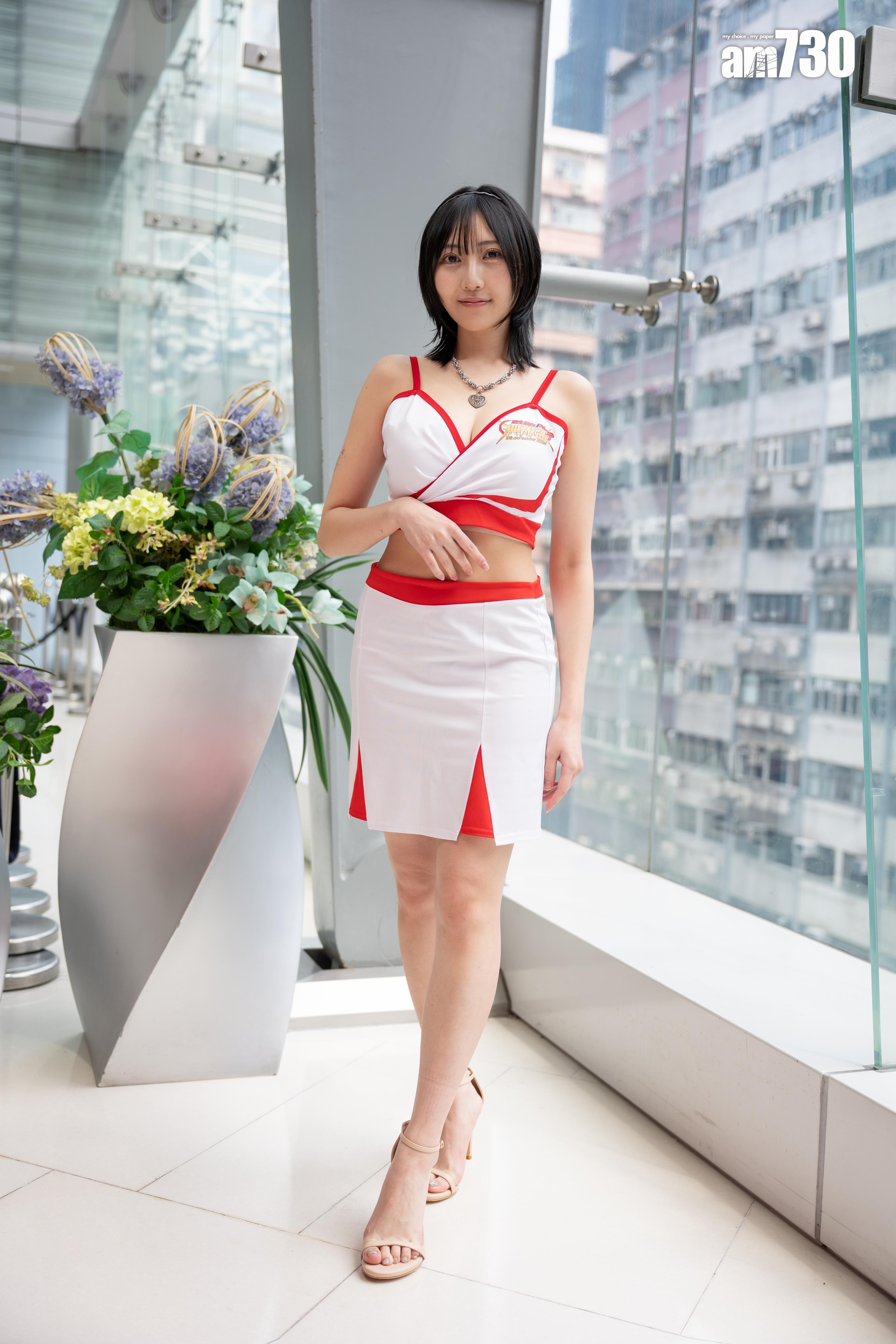 辻莉莉莎對香港男性留下很好印象。 (娛樂組攝)