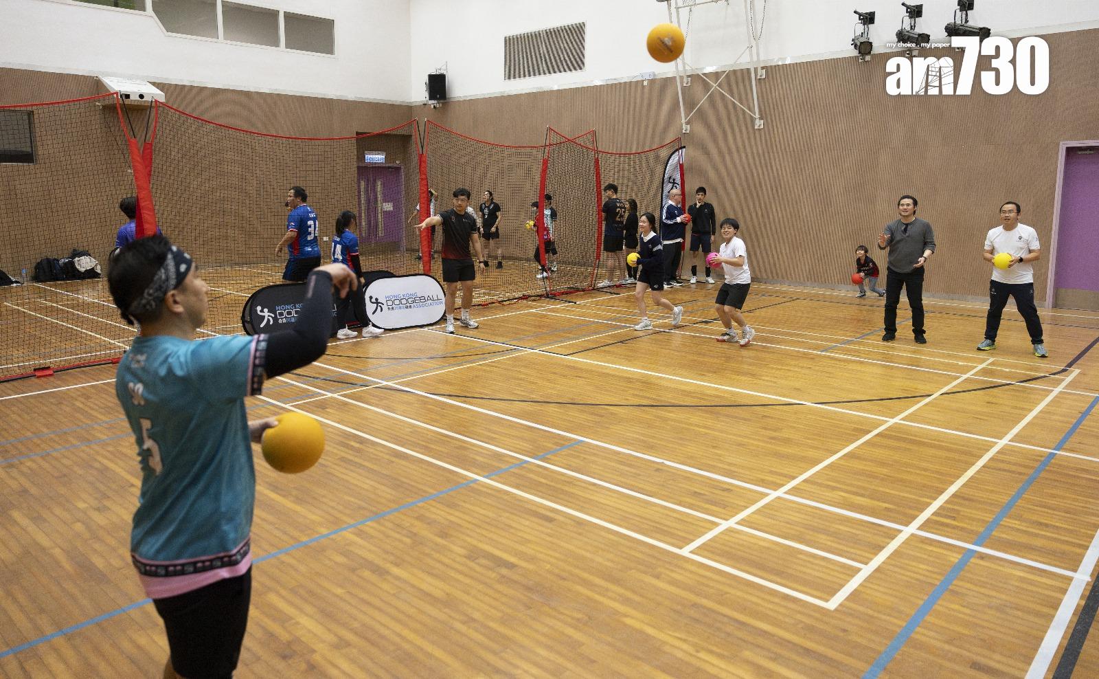 閃避球老少咸宜,適合作為全民運動(蘇文傑攝)