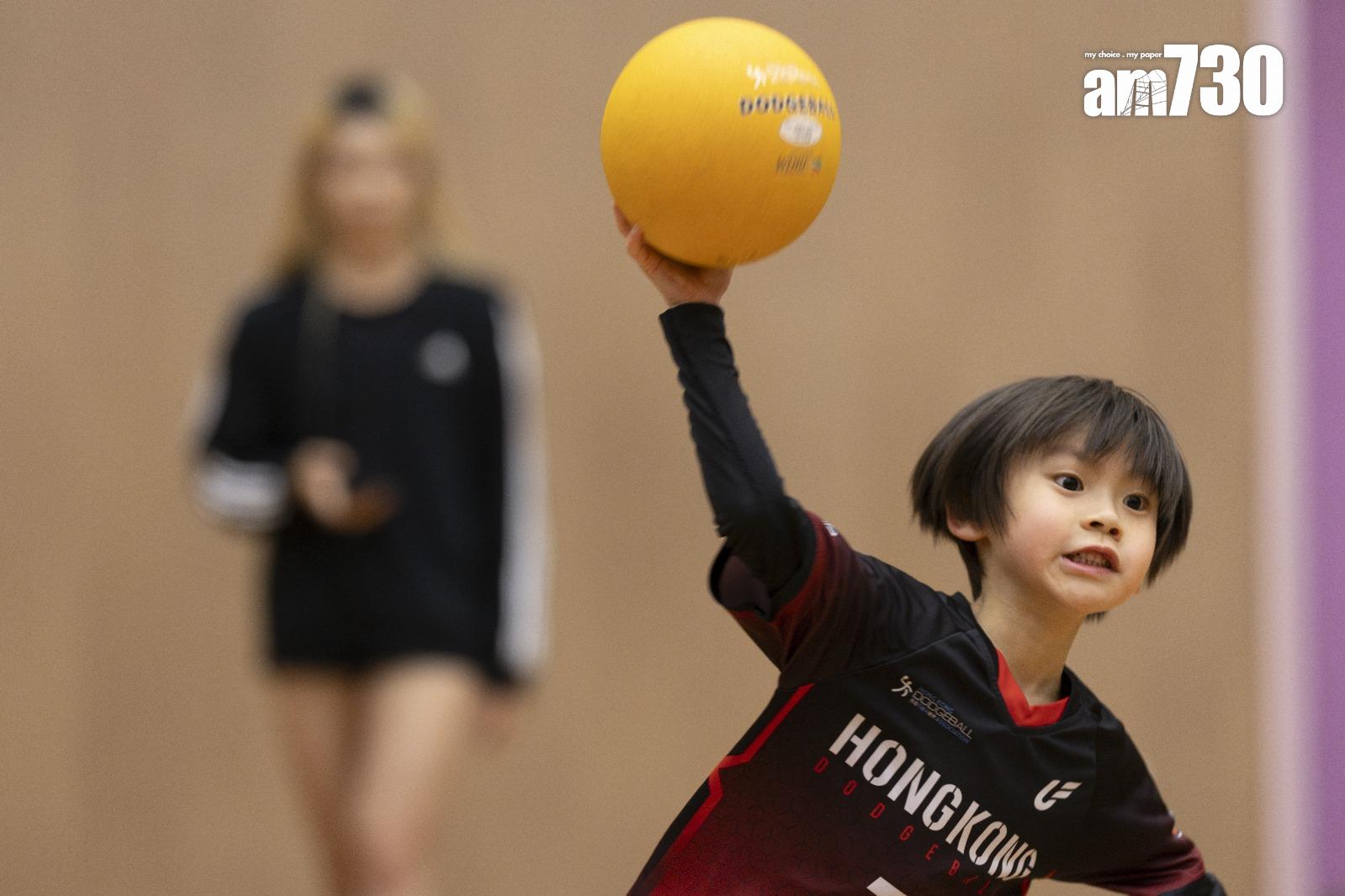 閃避球老少咸宜,適合作為全民運動(蘇文傑攝)