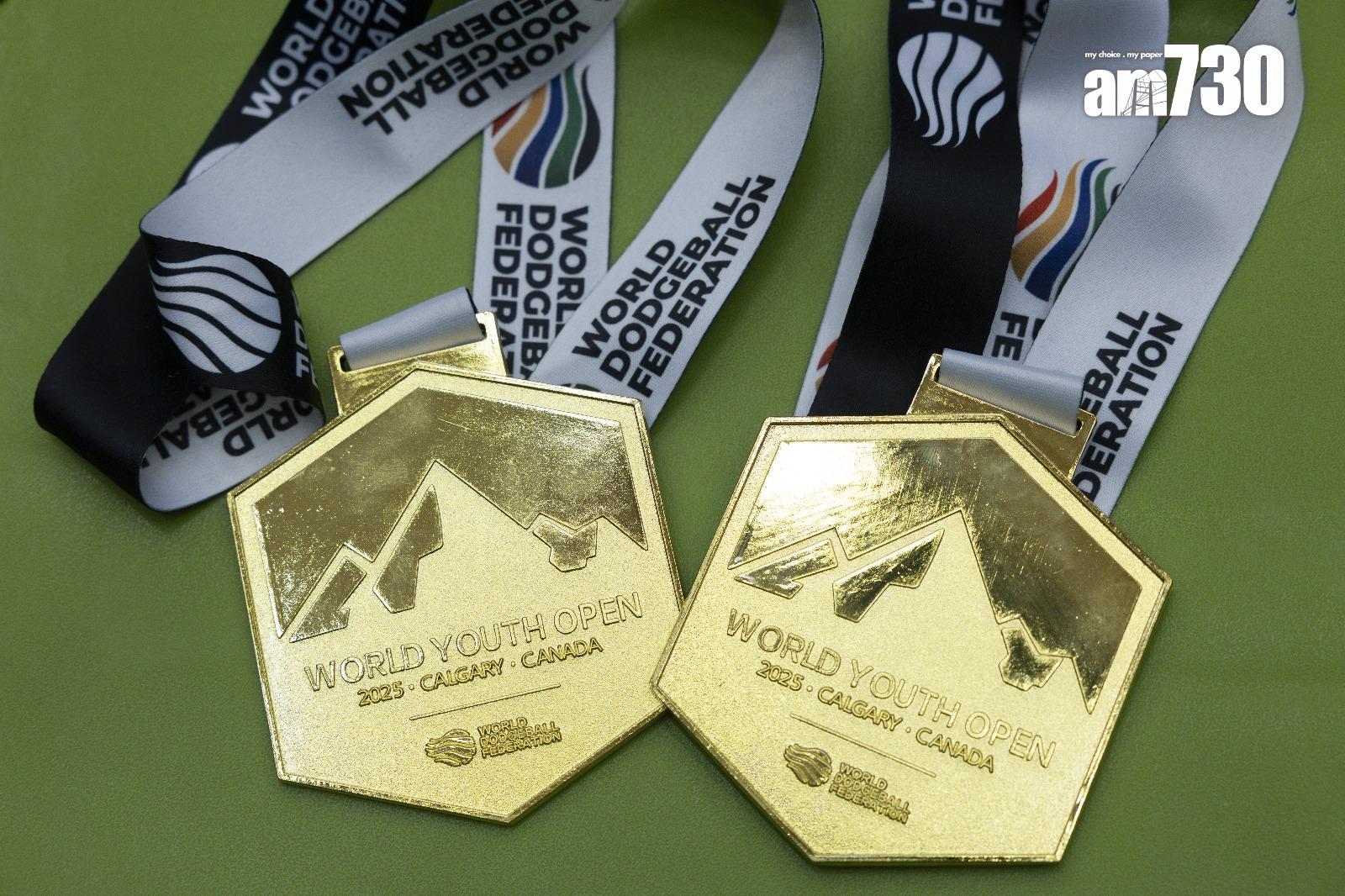 香港閃避球青少年隊在2月的世界公開賽包攬三個組別冠軍(蘇文傑攝)