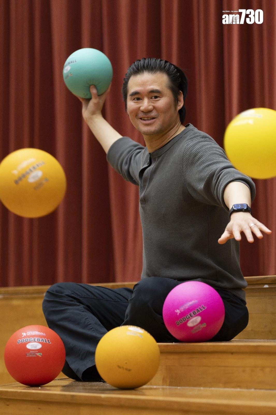 香港閃避球總會會長李一認為,學校培訓打下青少年隊成功的原因(蘇文傑攝)