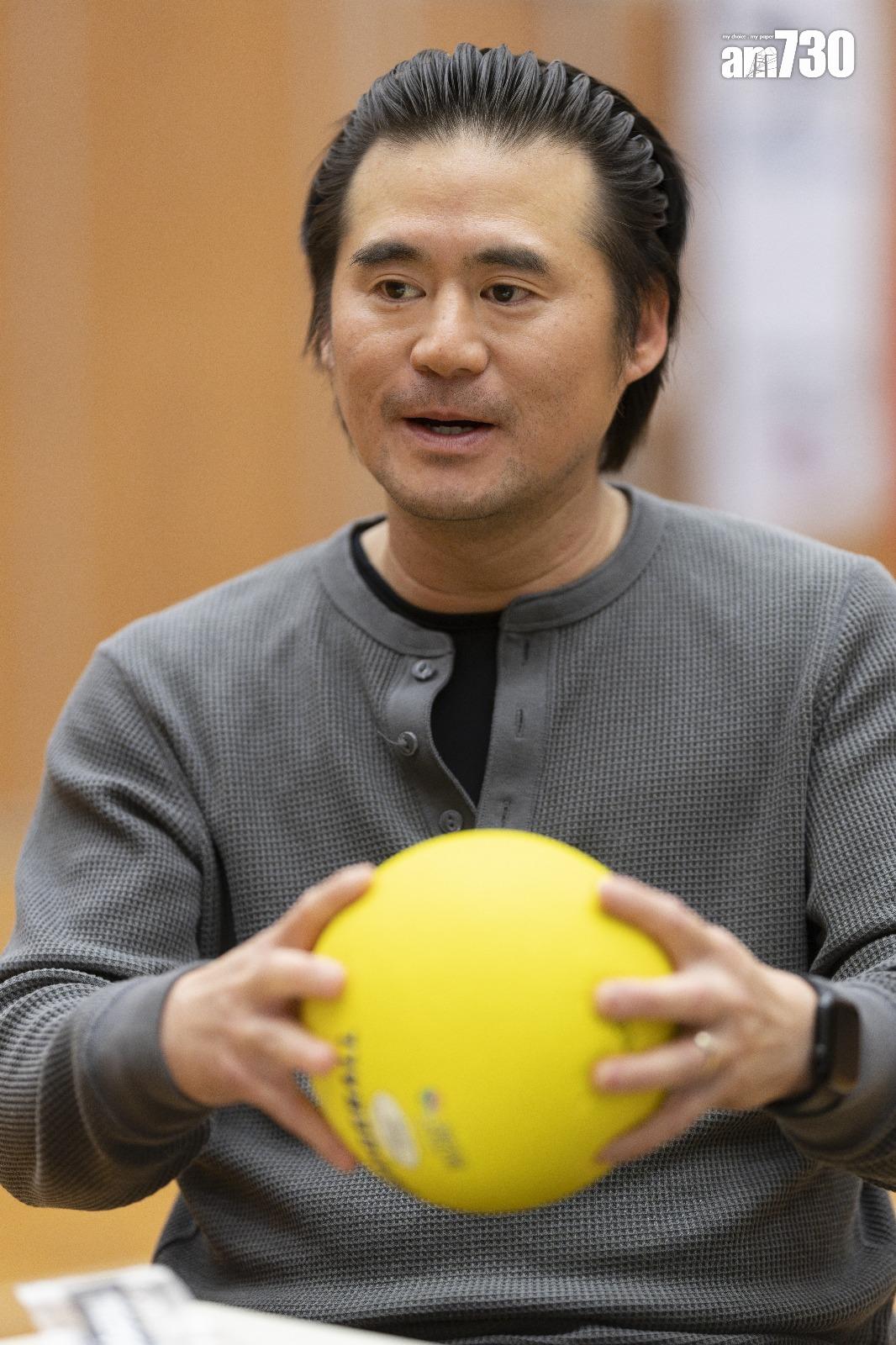 香港閃避球總會會長李一認為,學校培訓打下青少年隊成功的原因(蘇文傑攝)