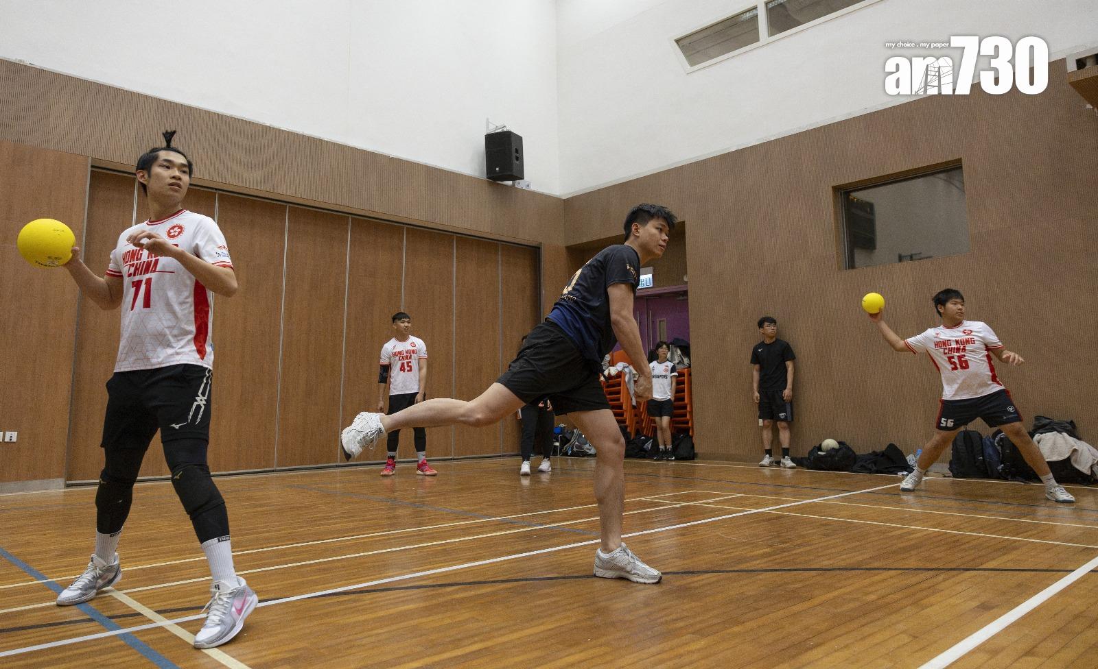 閃避球老少咸宜,適合作為全民運動(蘇文傑攝)